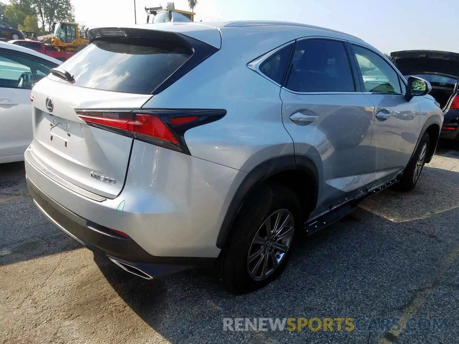 4 Фотография поврежденного автомобиля JTJYARBZ7K2133536 LEXUS NX 300 BAS 2019