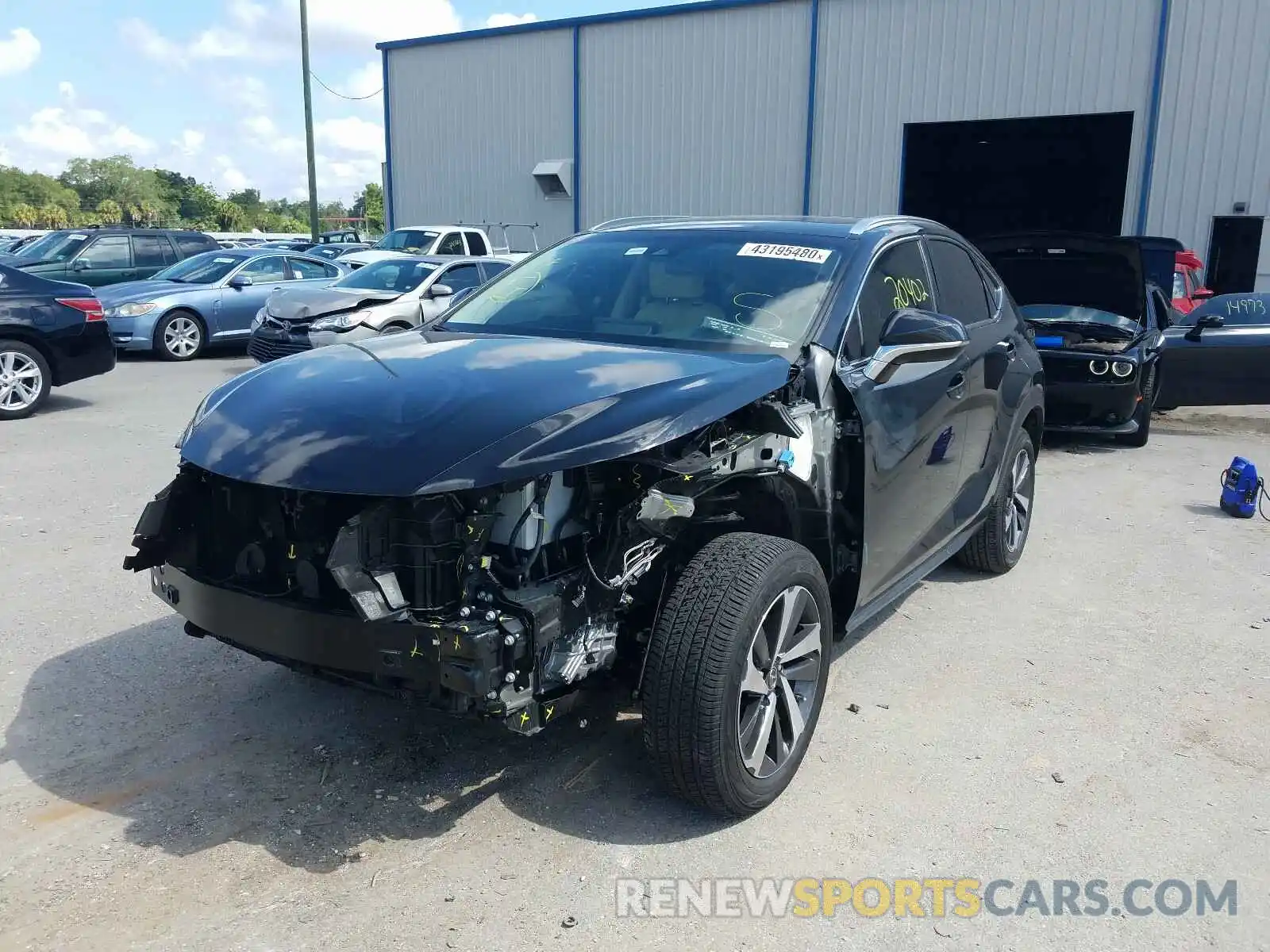 2 Photograph of a damaged car JTJYARBZ7K2145198 LEXUS NX 300 BAS 2019