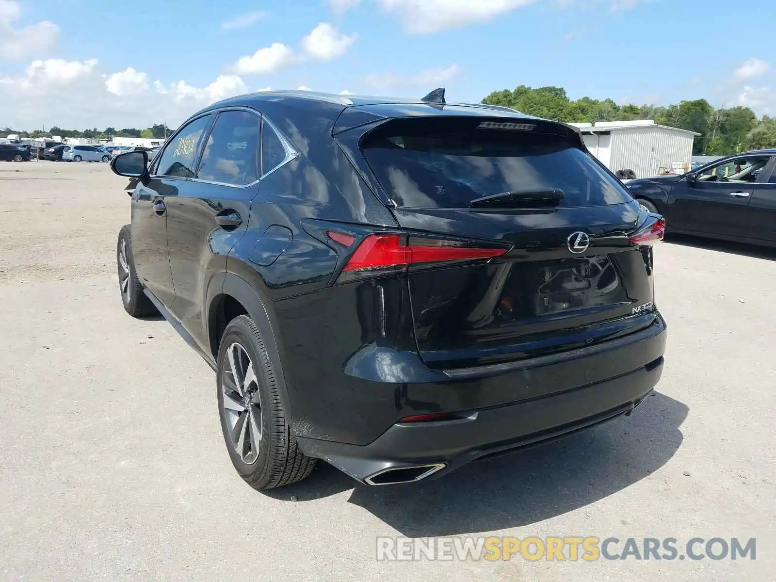 3 Фотография поврежденного автомобиля JTJYARBZ7K2145198 LEXUS NX 300 BAS 2019