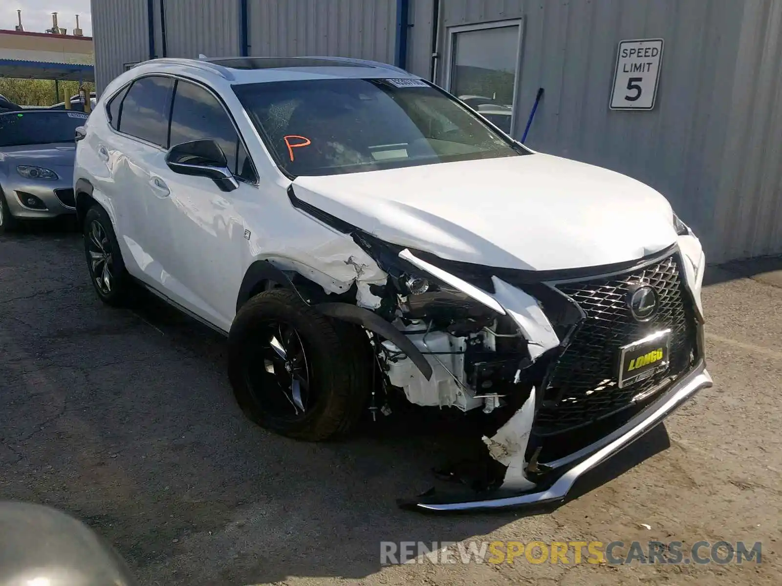 1 Photograph of a damaged car JTJYARBZ7K2152488 LEXUS NX 300 BAS 2019