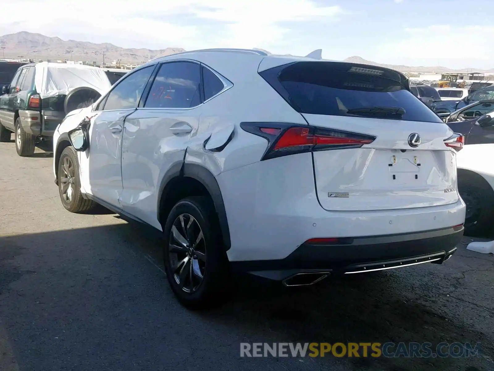 3 Photograph of a damaged car JTJYARBZ7K2152488 LEXUS NX 300 BAS 2019