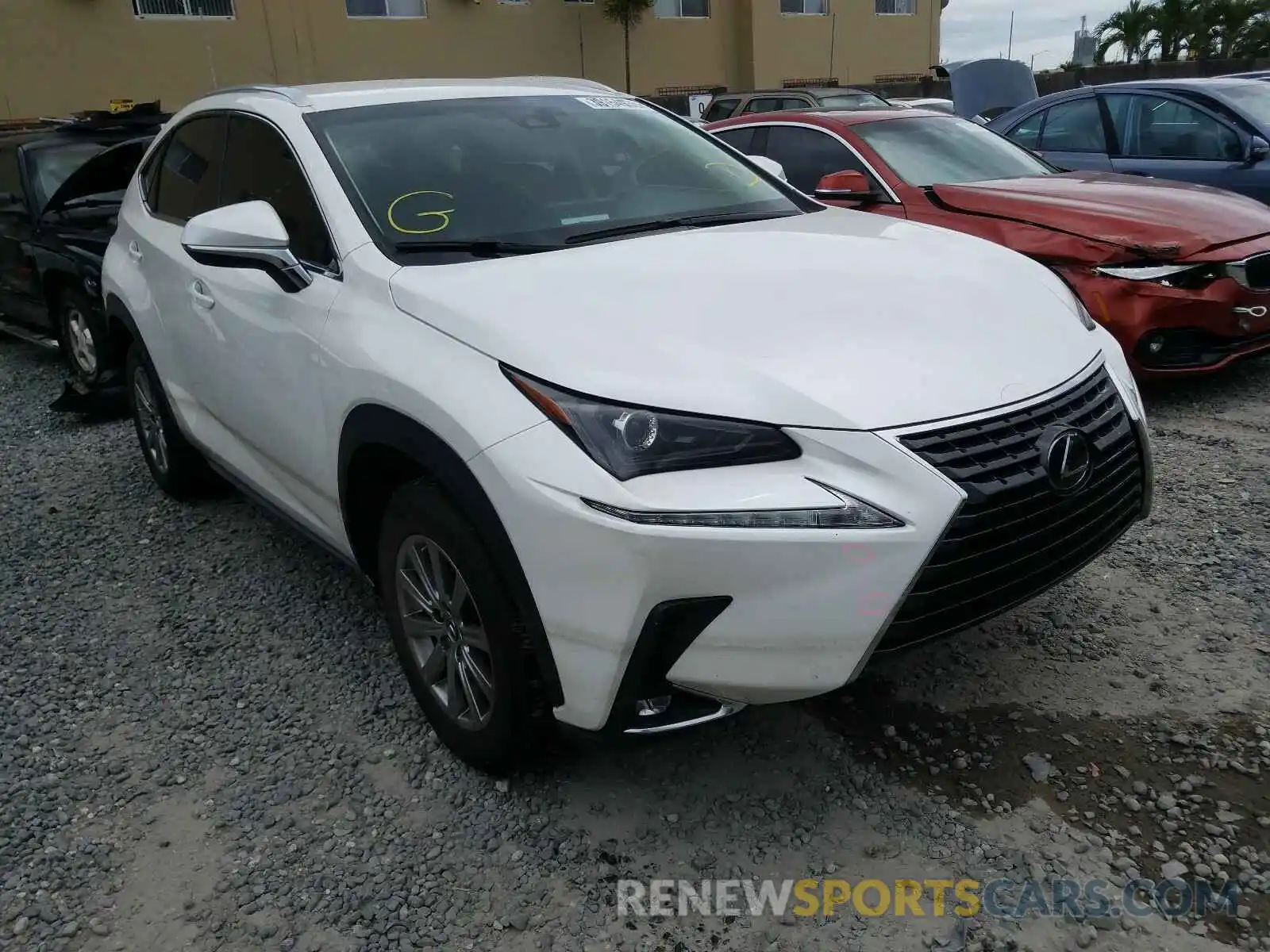 1 Фотография поврежденного автомобиля JTJYARBZ7K2156721 LEXUS NX 300 BAS 2019