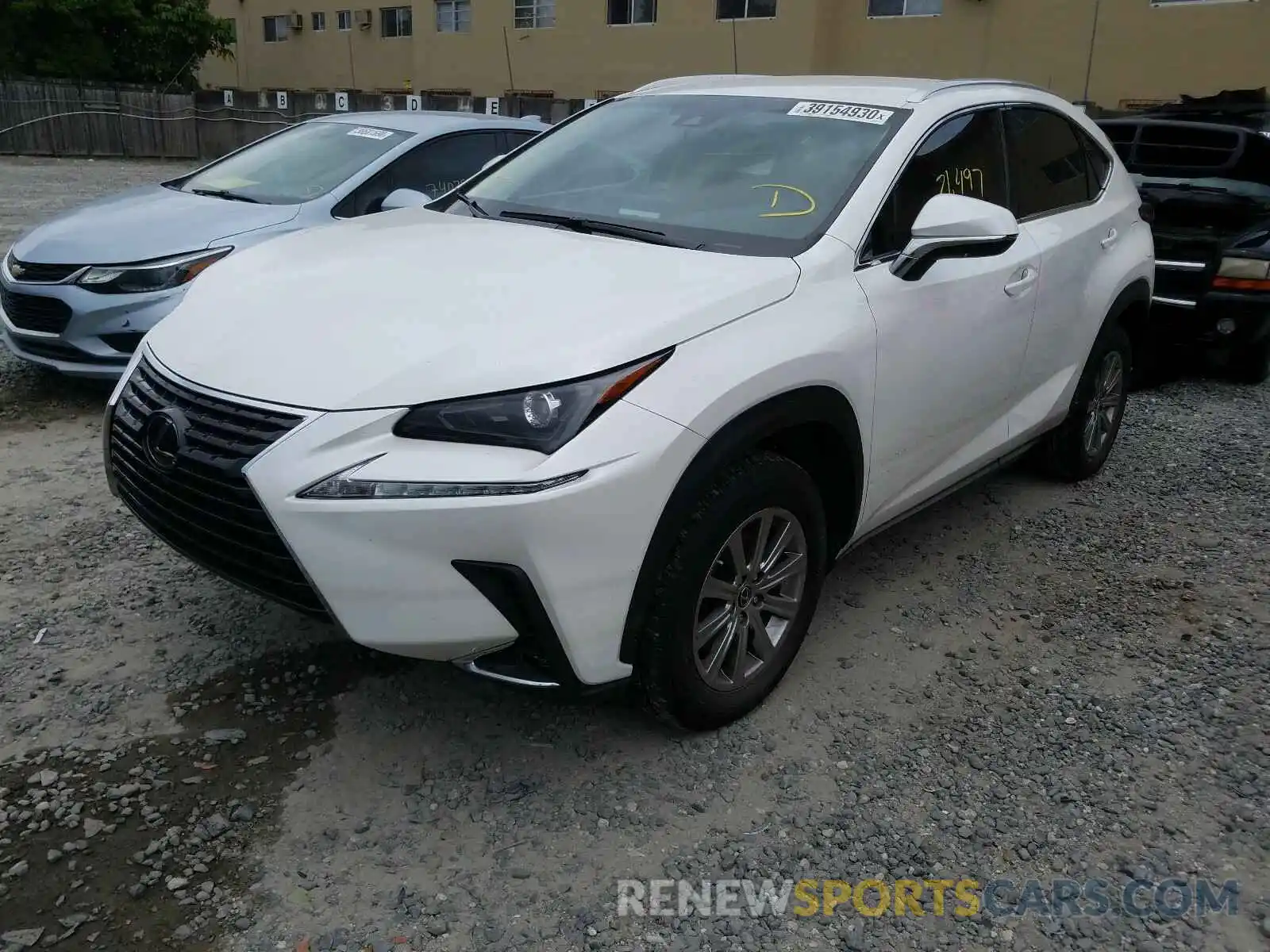 2 Фотография поврежденного автомобиля JTJYARBZ7K2156721 LEXUS NX 300 BAS 2019