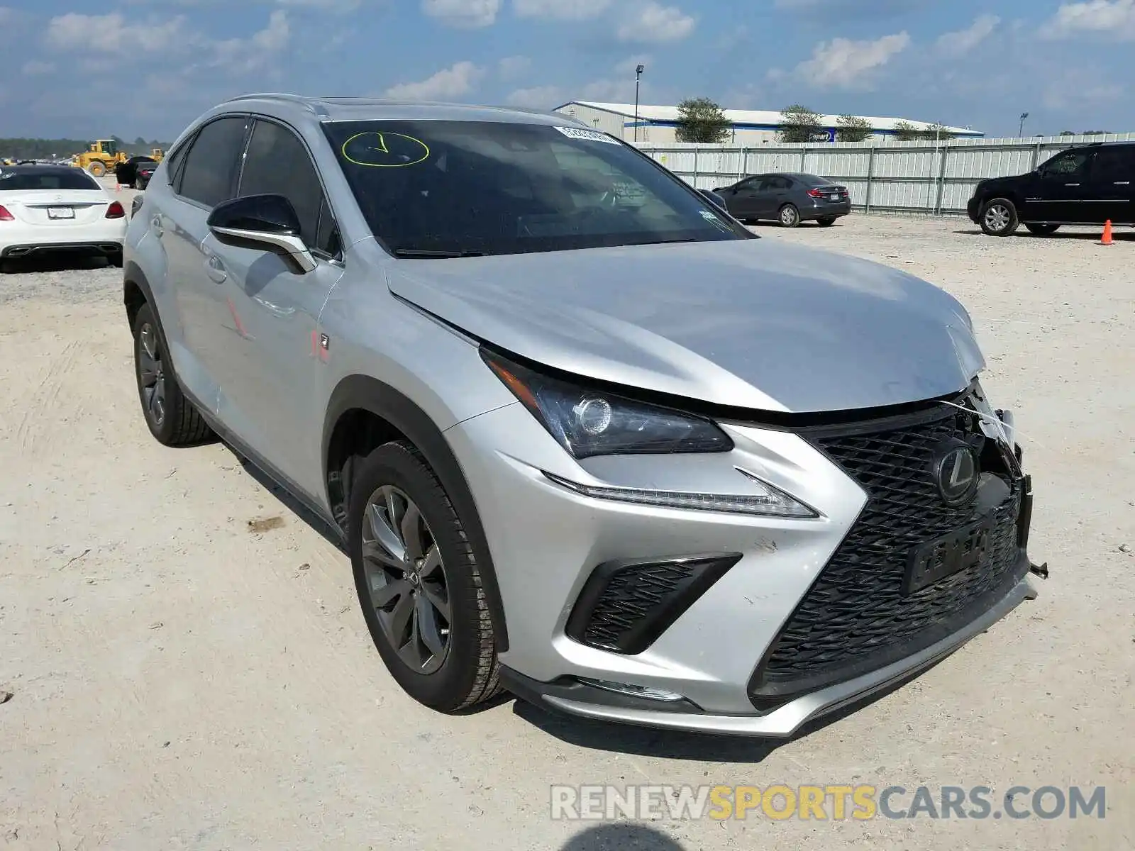 1 Фотография поврежденного автомобиля JTJYARBZ8K2125123 LEXUS NX 300 BAS 2019