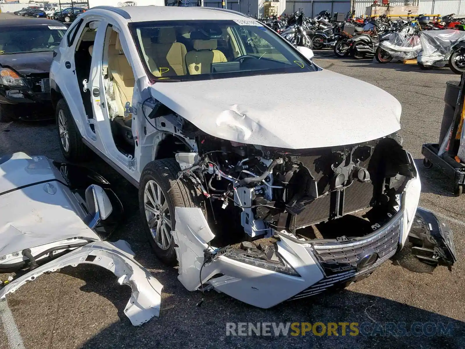 1 Photograph of a damaged car JTJYARBZ8K2135456 LEXUS NX 300 BAS 2019