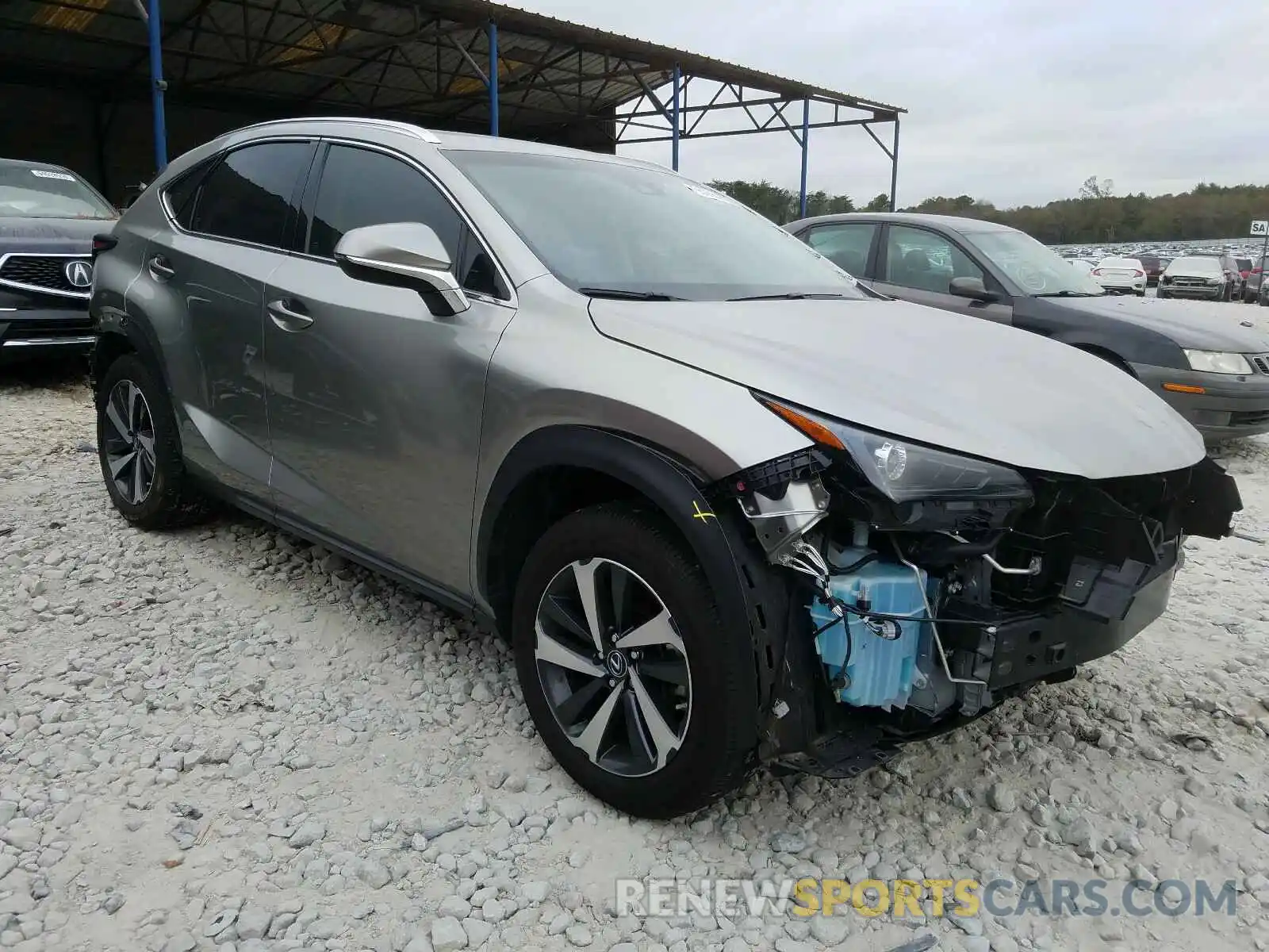 1 Photograph of a damaged car JTJYARBZ8K2149325 LEXUS NX 300 BAS 2019