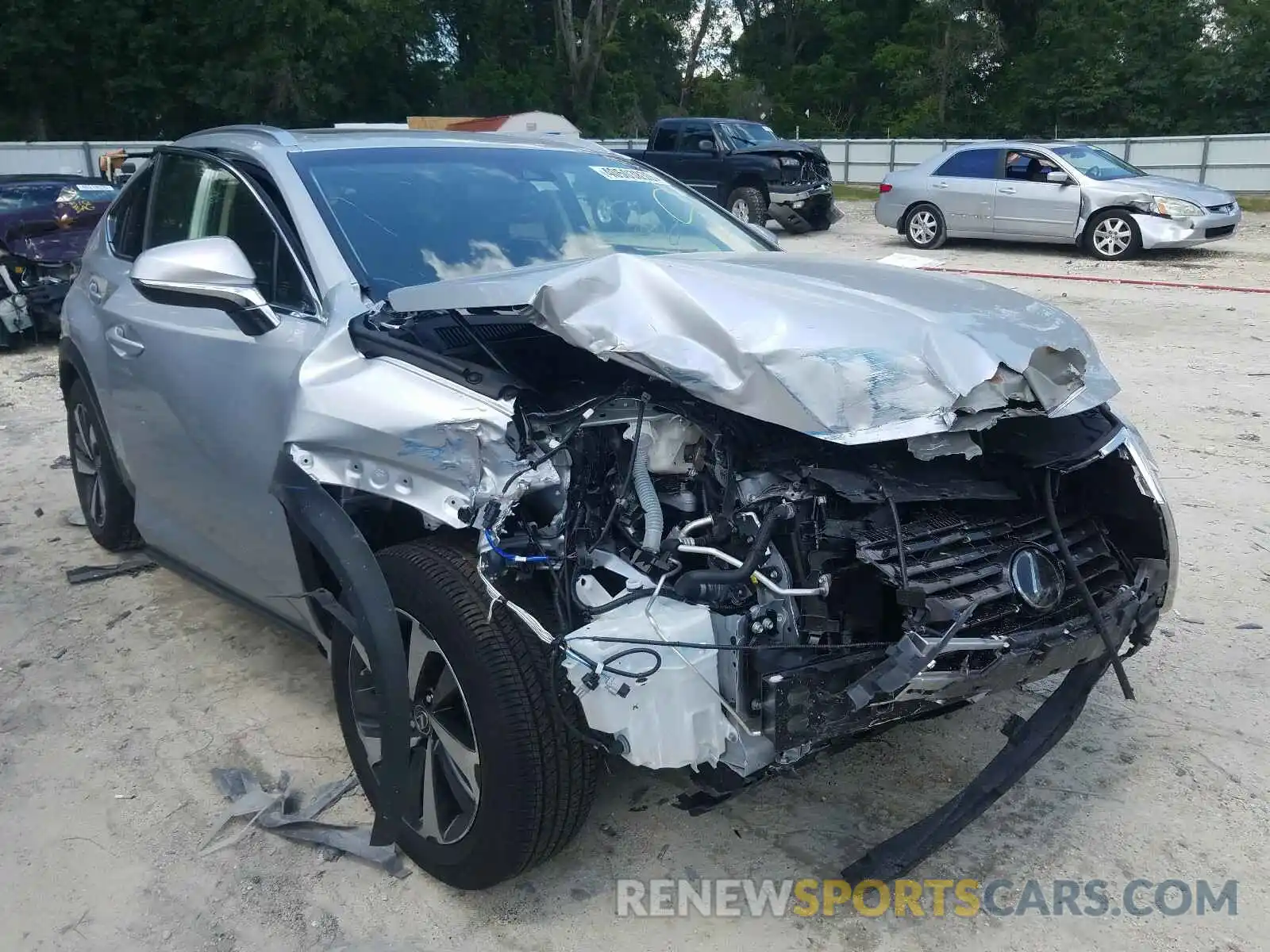 1 Photograph of a damaged car JTJYARBZ8K2150734 LEXUS NX 300 BAS 2019