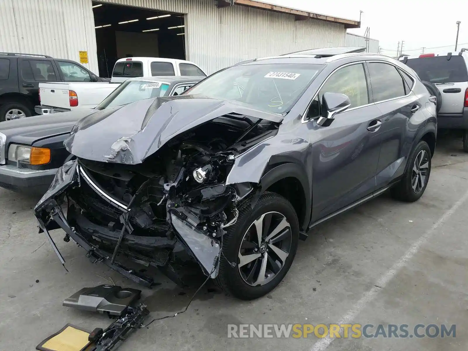 2 Photograph of a damaged car JTJYARBZ9K2117404 LEXUS NX 300 BAS 2019