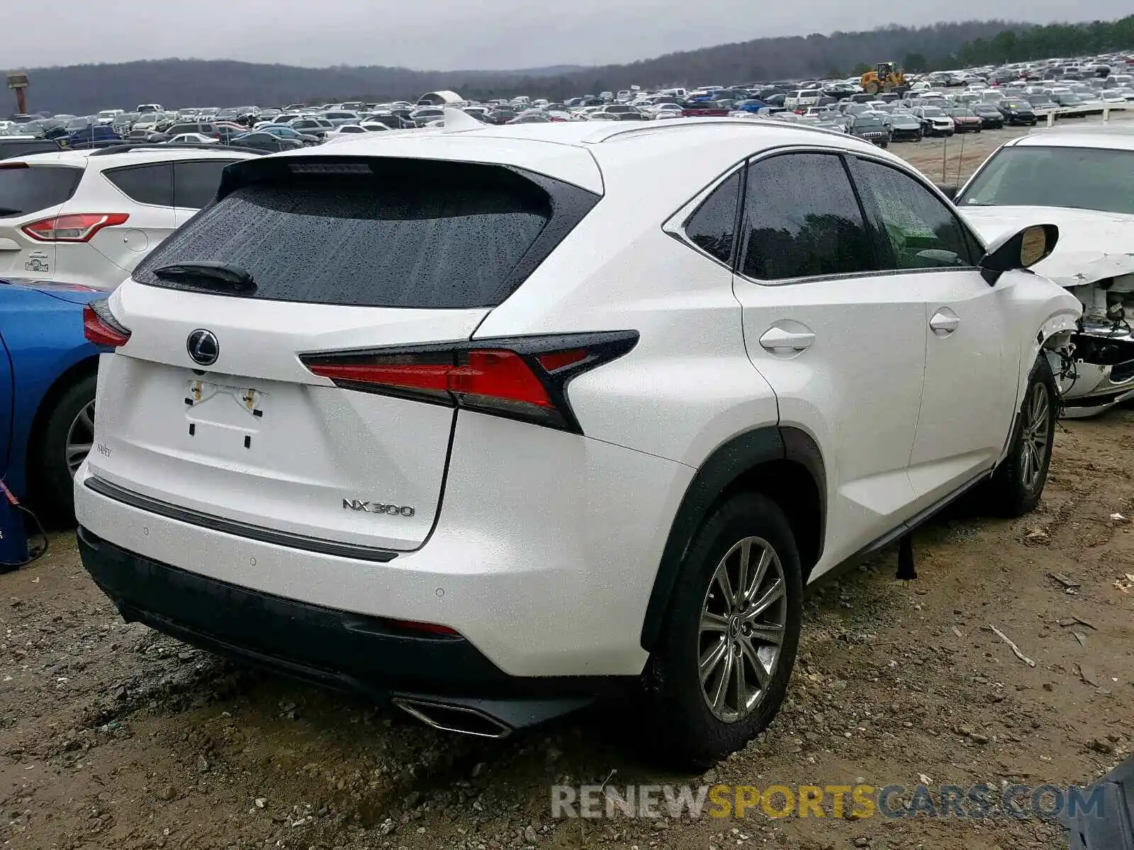 4 Фотография поврежденного автомобиля JTJYARBZ9K2126104 LEXUS NX 300 BAS 2019