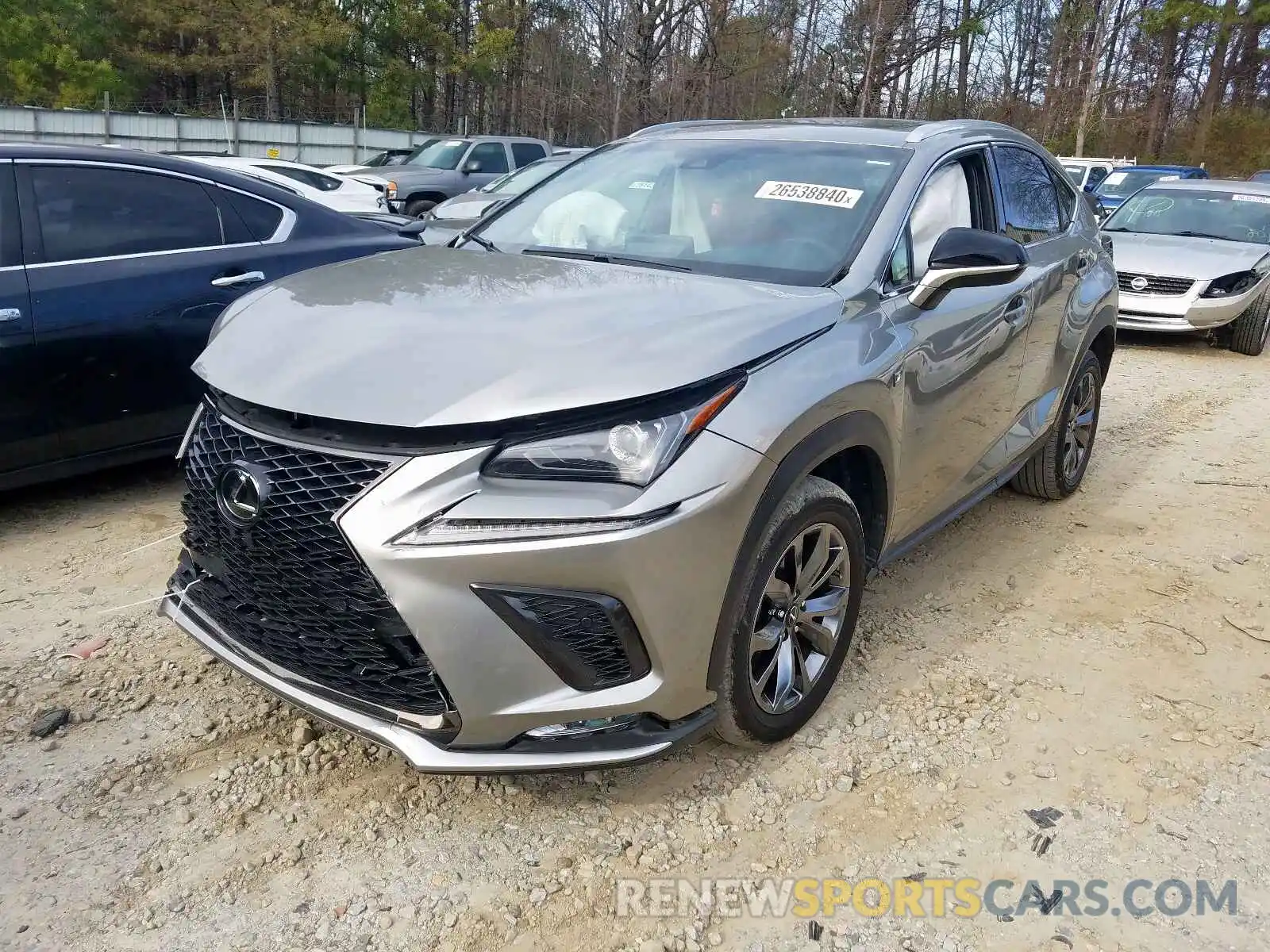 2 Фотография поврежденного автомобиля JTJYARBZ9K2126717 LEXUS NX 300 BAS 2019