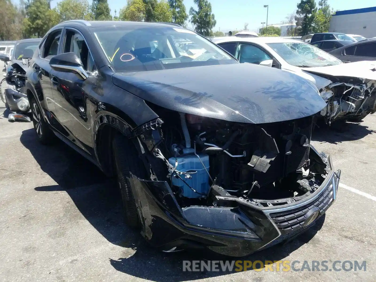 1 Photograph of a damaged car JTJYARBZ9K2126734 LEXUS NX 300 BAS 2019