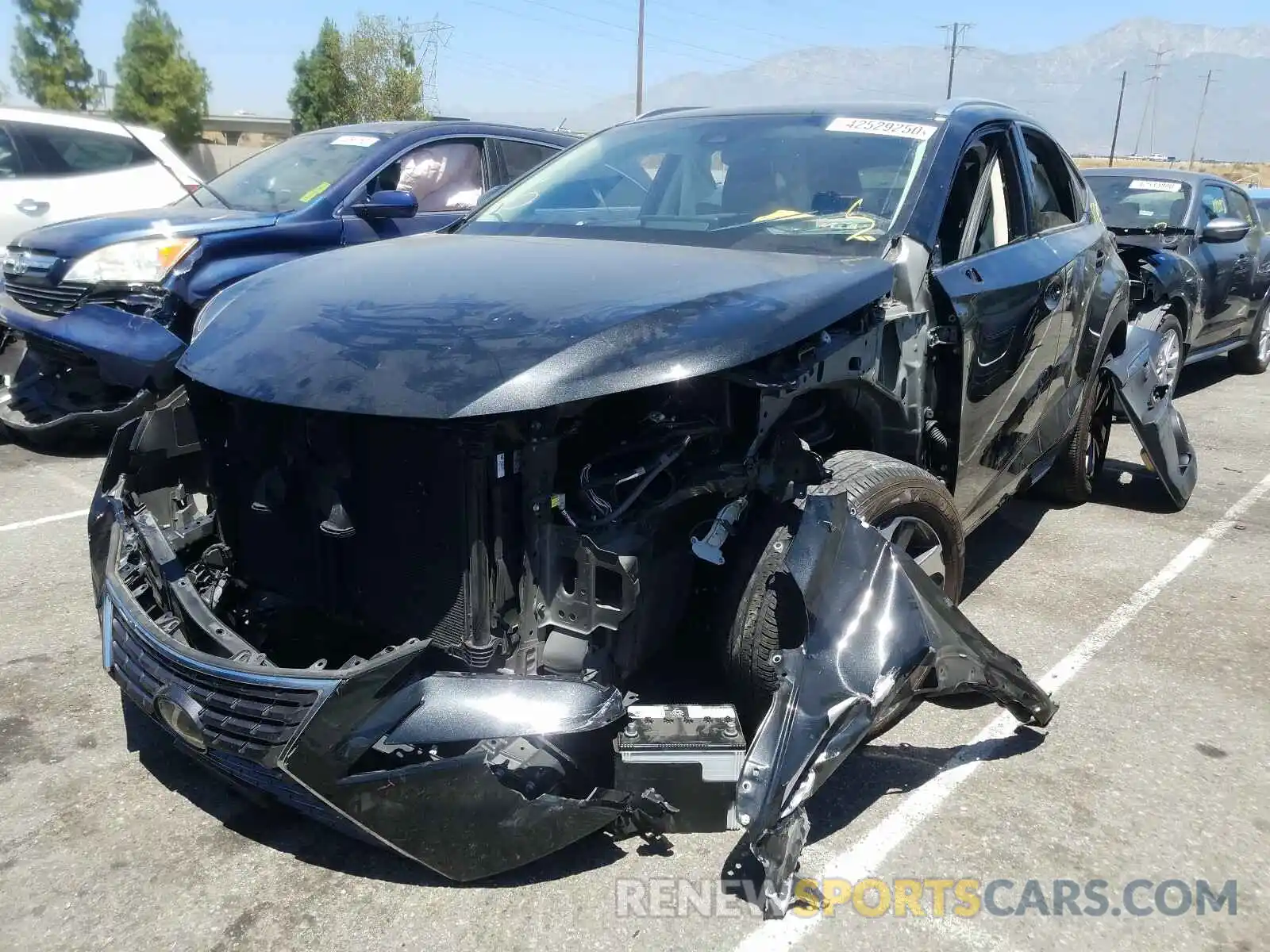 2 Photograph of a damaged car JTJYARBZ9K2126734 LEXUS NX 300 BAS 2019