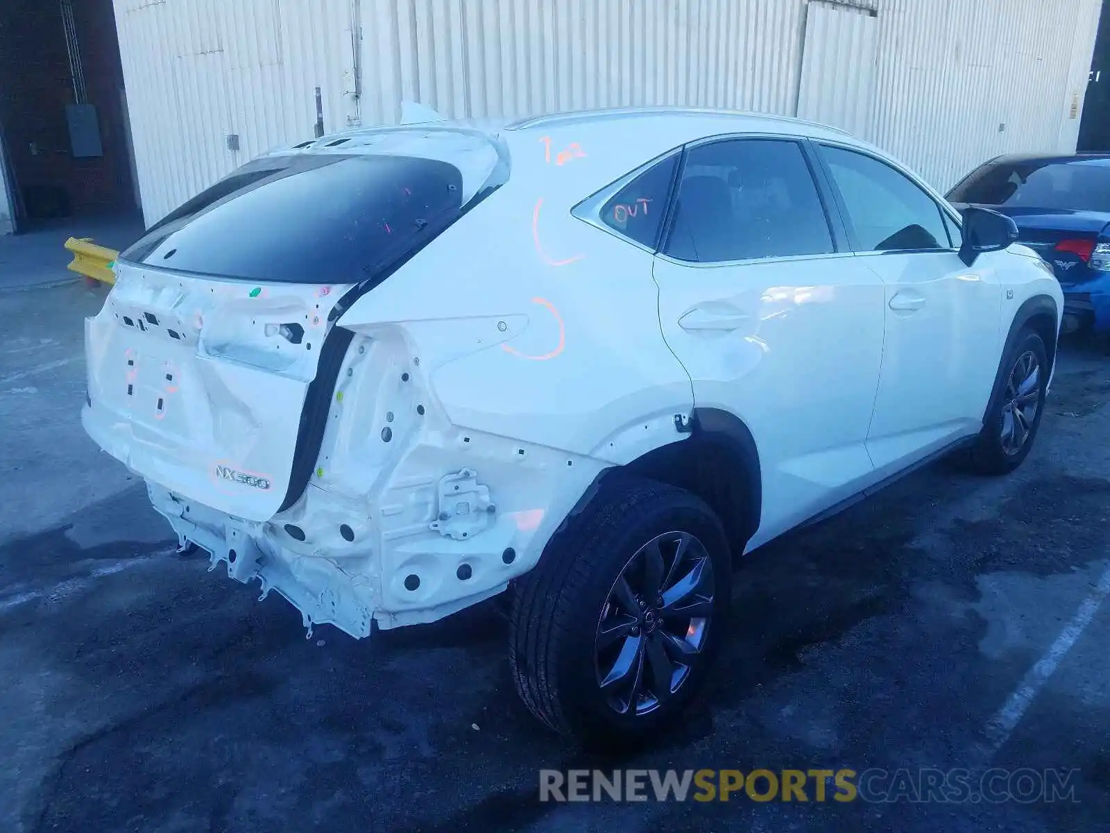 4 Photograph of a damaged car JTJYARBZ9K2138270 LEXUS NX 300 BAS 2019