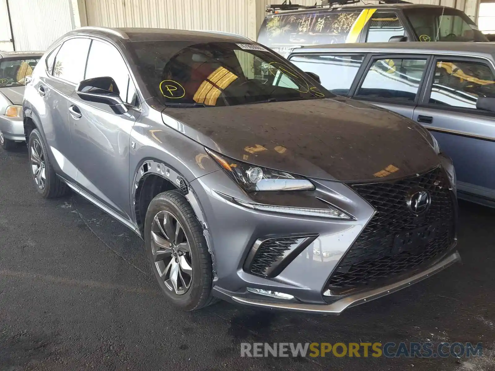 1 Photograph of a damaged car JTJYARBZ9K2138365 LEXUS NX 300 BAS 2019