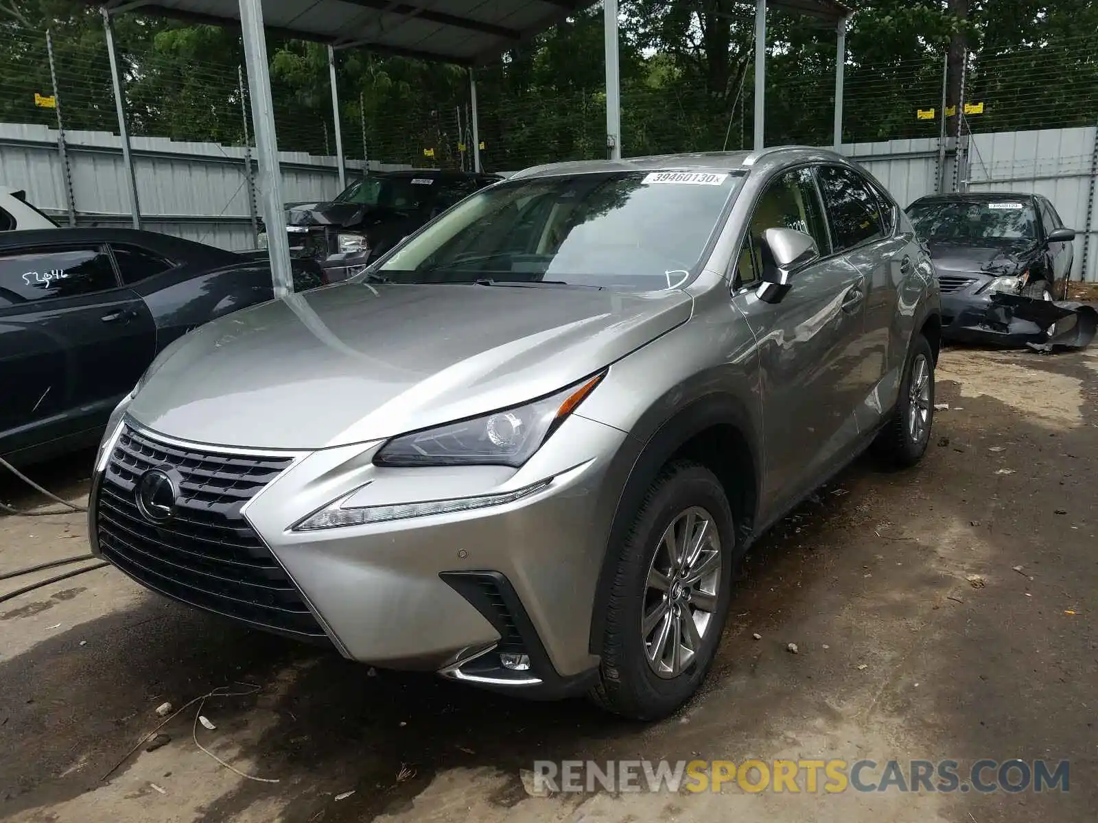 2 Фотография поврежденного автомобиля JTJYARBZ9K2145610 LEXUS NX 300 BAS 2019