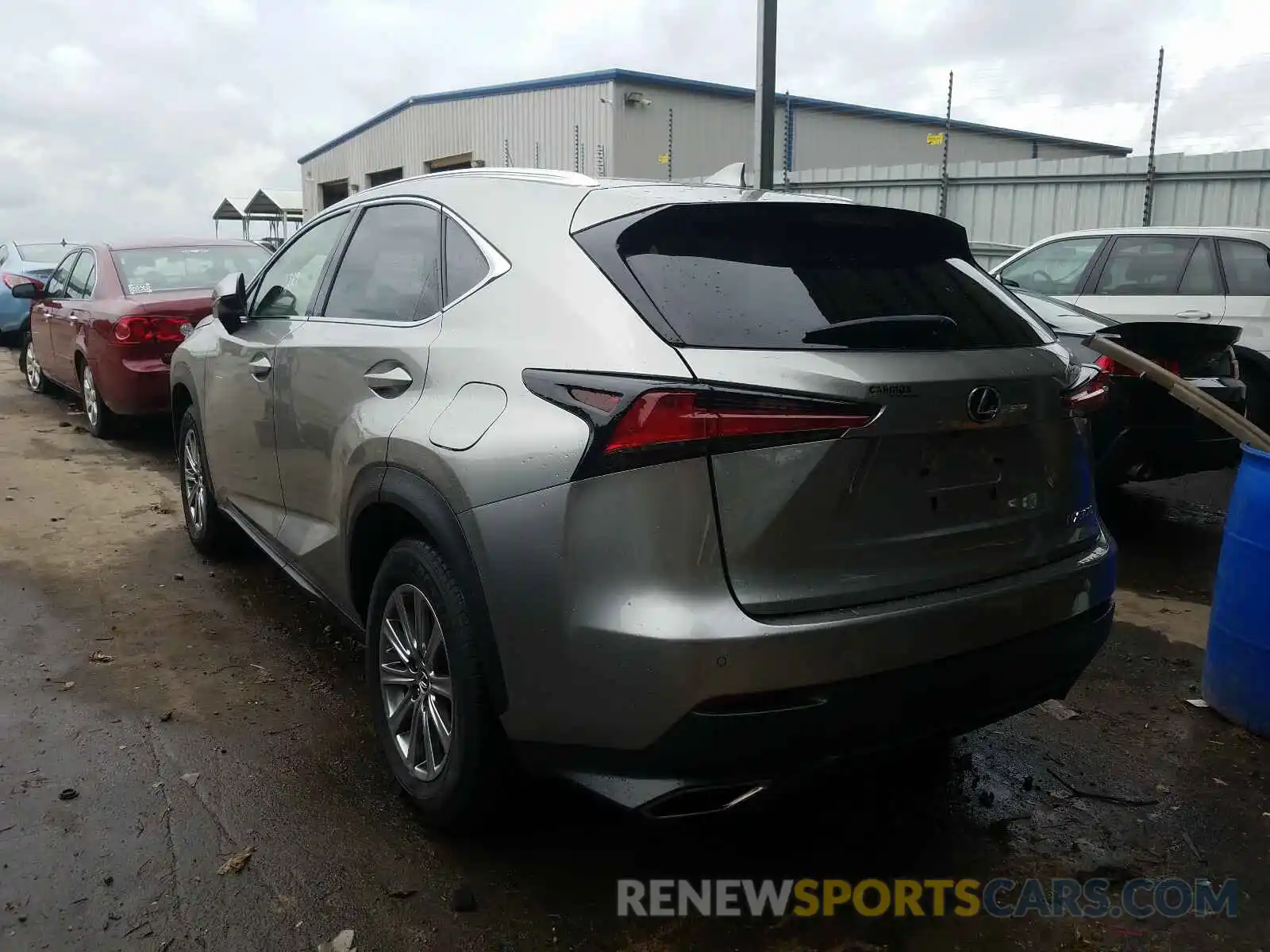 3 Фотография поврежденного автомобиля JTJYARBZ9K2145610 LEXUS NX 300 BAS 2019