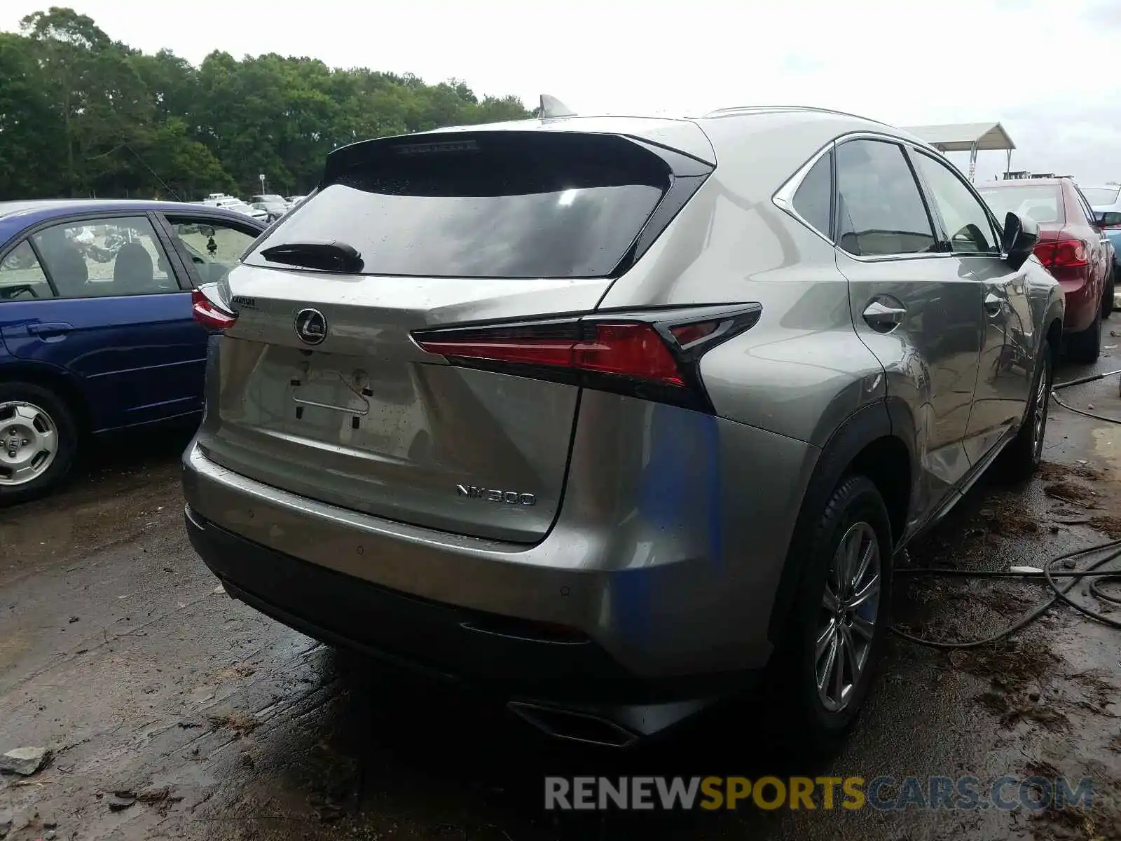 4 Фотография поврежденного автомобиля JTJYARBZ9K2145610 LEXUS NX 300 BAS 2019