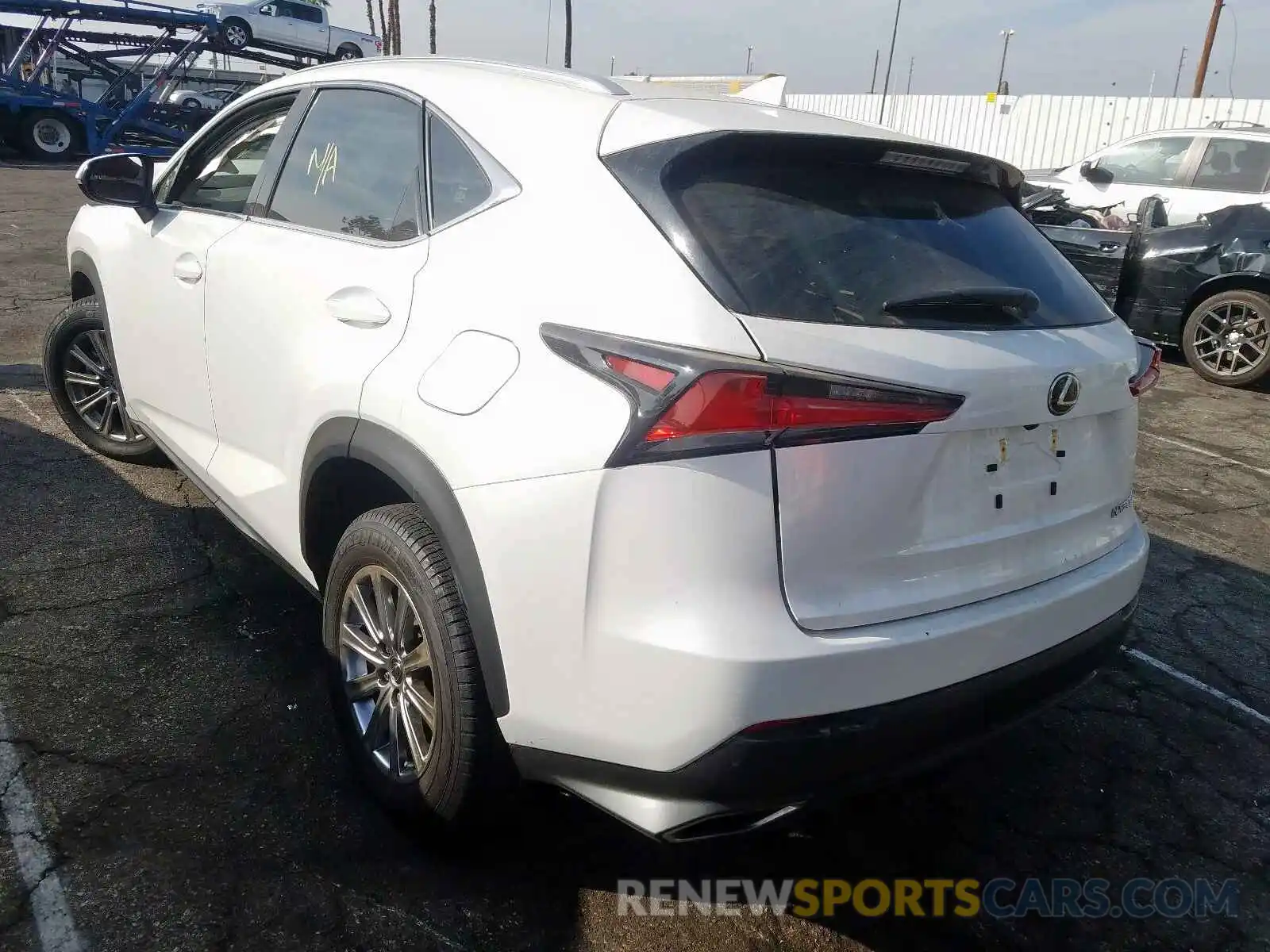 3 Фотография поврежденного автомобиля JTJYARBZ9K2148328 LEXUS NX 300 BAS 2019