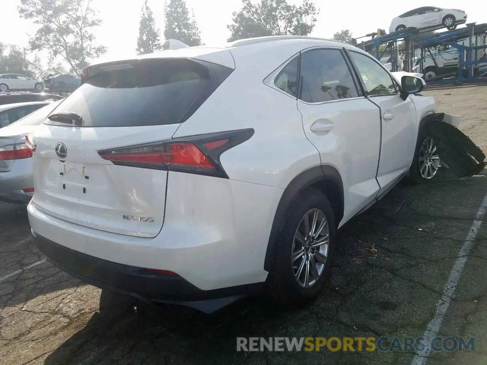 4 Фотография поврежденного автомобиля JTJYARBZ9K2148328 LEXUS NX 300 BAS 2019