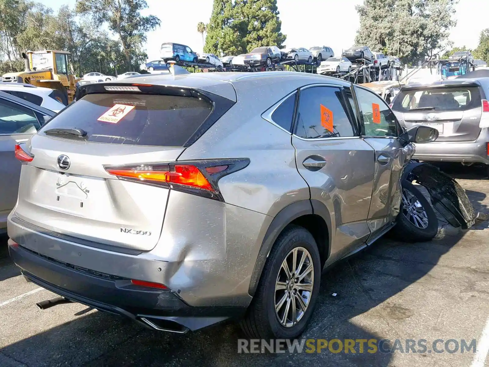 4 Фотография поврежденного автомобиля JTJYARBZXK2120389 LEXUS NX 300 BAS 2019