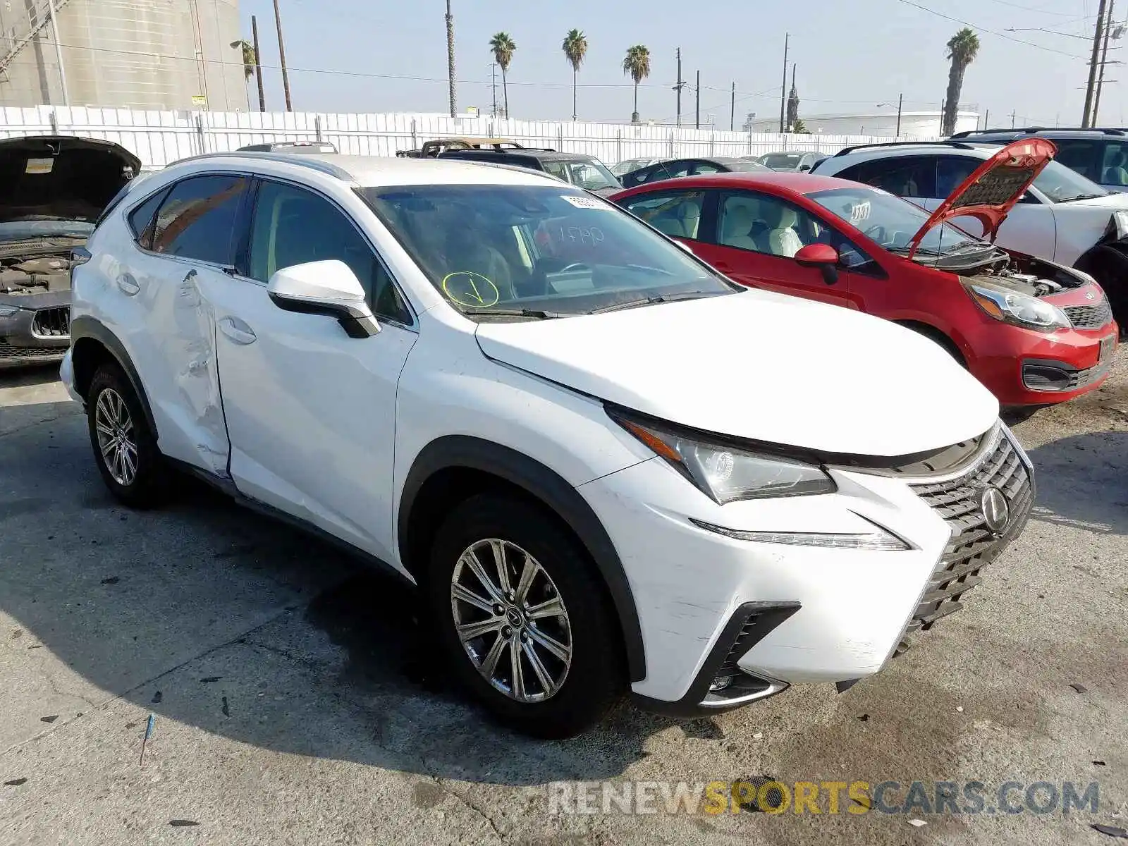 1 Фотография поврежденного автомобиля JTJYARBZXK2123177 LEXUS NX 300 BAS 2019