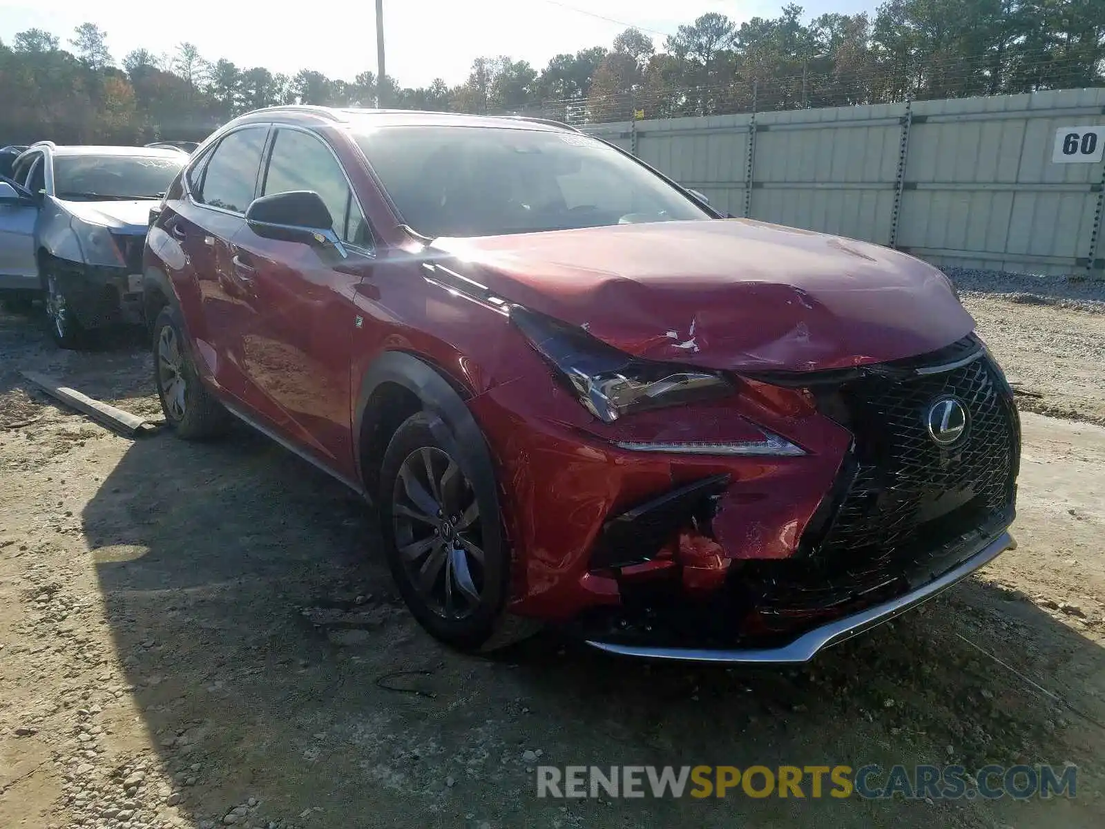 1 Фотография поврежденного автомобиля JTJYARBZXK2130095 LEXUS NX 300 BAS 2019