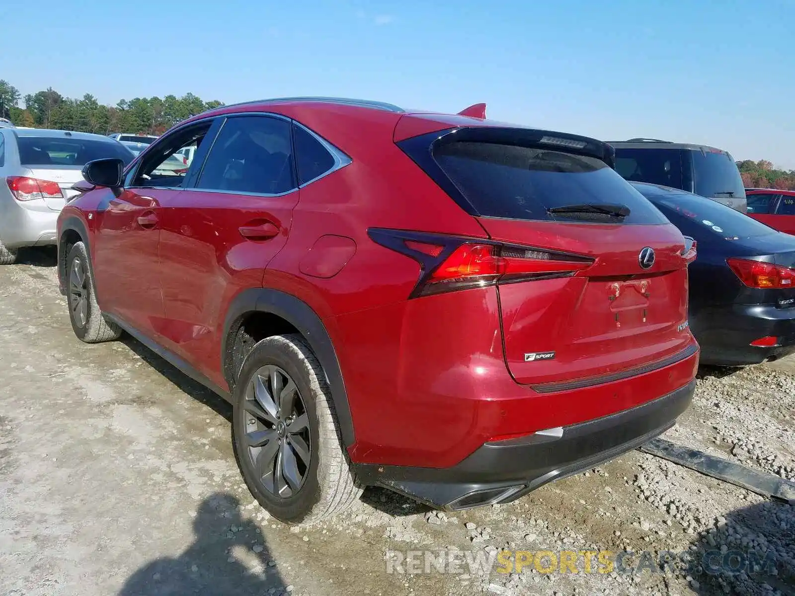 3 Фотография поврежденного автомобиля JTJYARBZXK2130095 LEXUS NX 300 BAS 2019