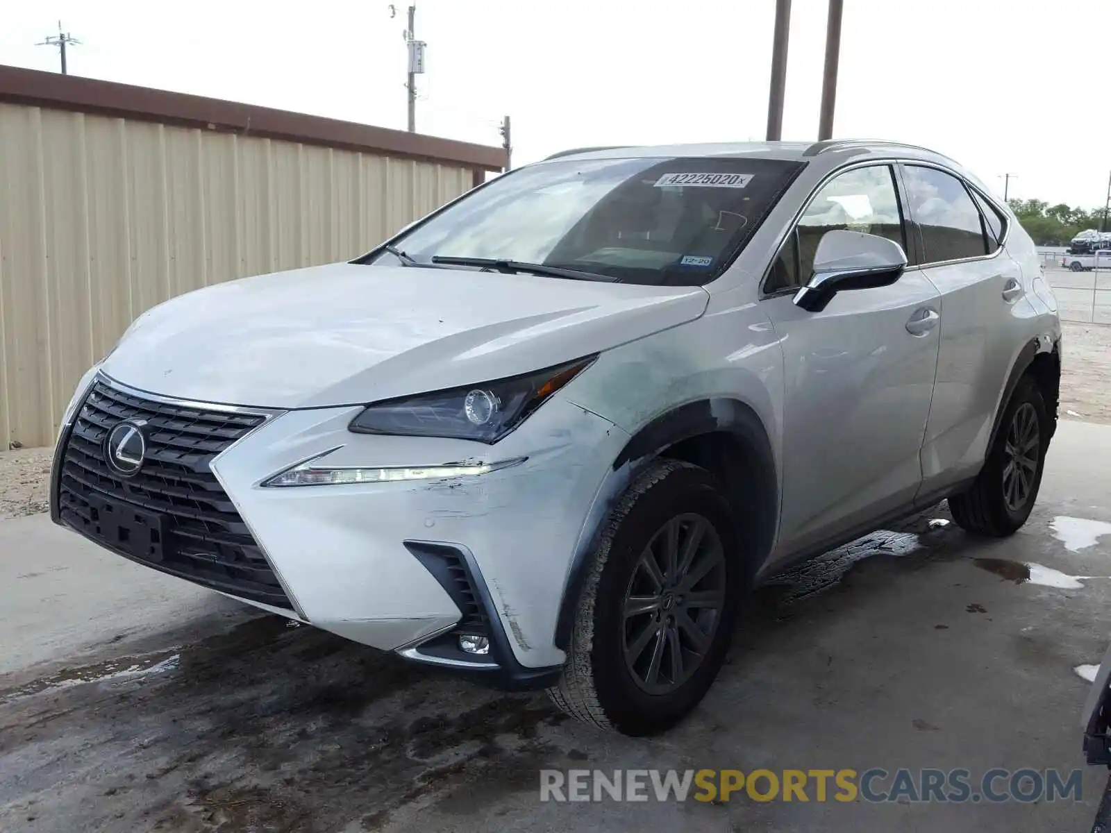 2 Фотография поврежденного автомобиля JTJYARBZXK2135314 LEXUS NX 300 BAS 2019