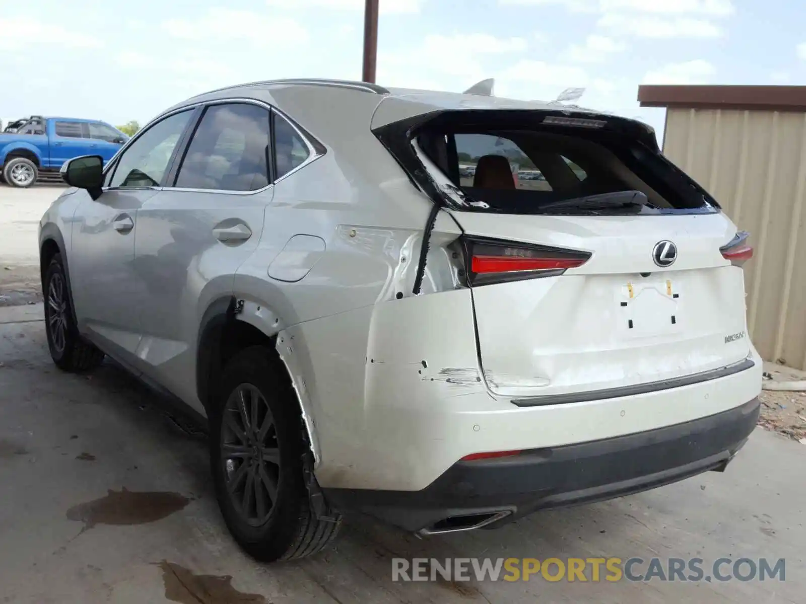 3 Фотография поврежденного автомобиля JTJYARBZXK2135314 LEXUS NX 300 BAS 2019