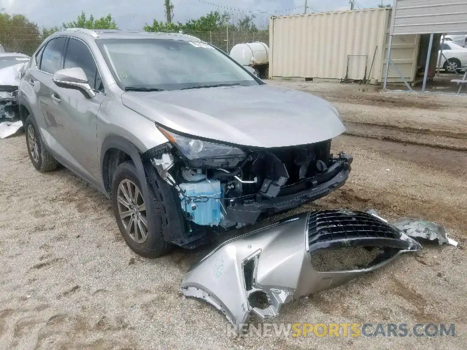 1 Photograph of a damaged car JTJYARBZXK2137242 LEXUS NX 300 BAS 2019