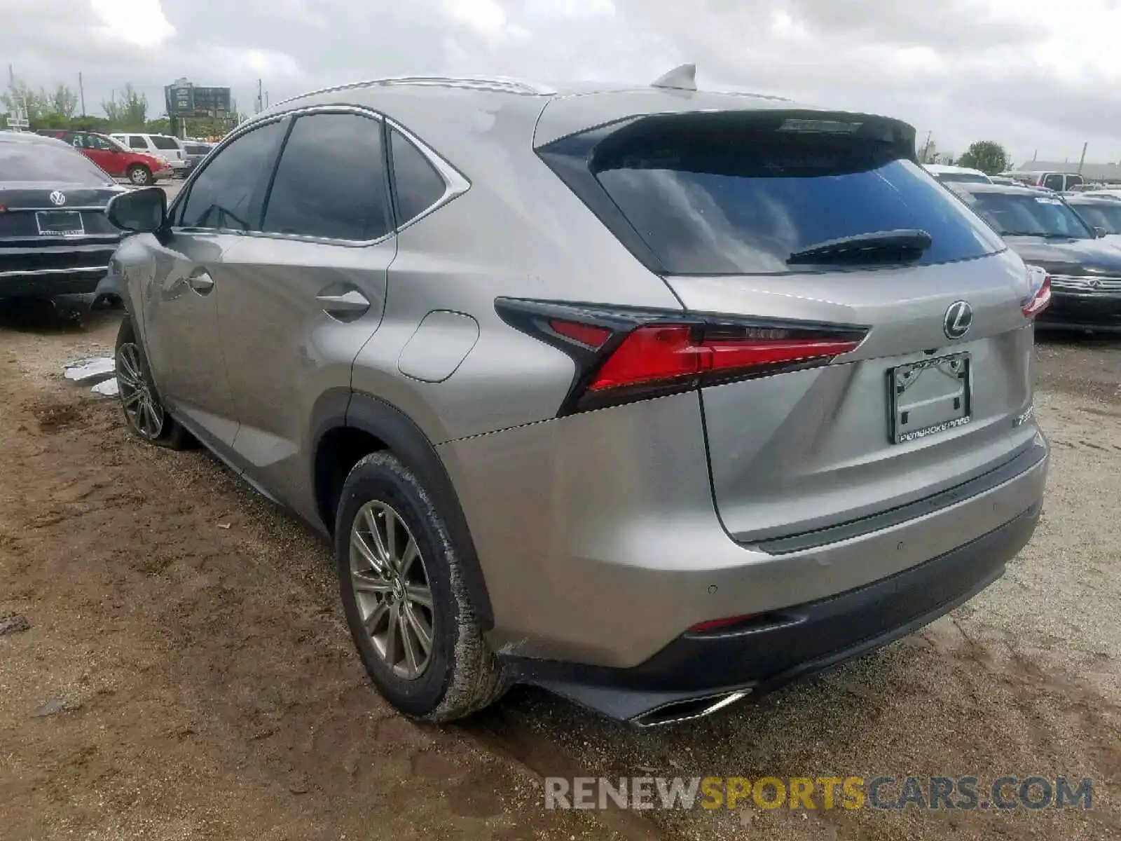 3 Фотография поврежденного автомобиля JTJYARBZXK2137242 LEXUS NX 300 BAS 2019