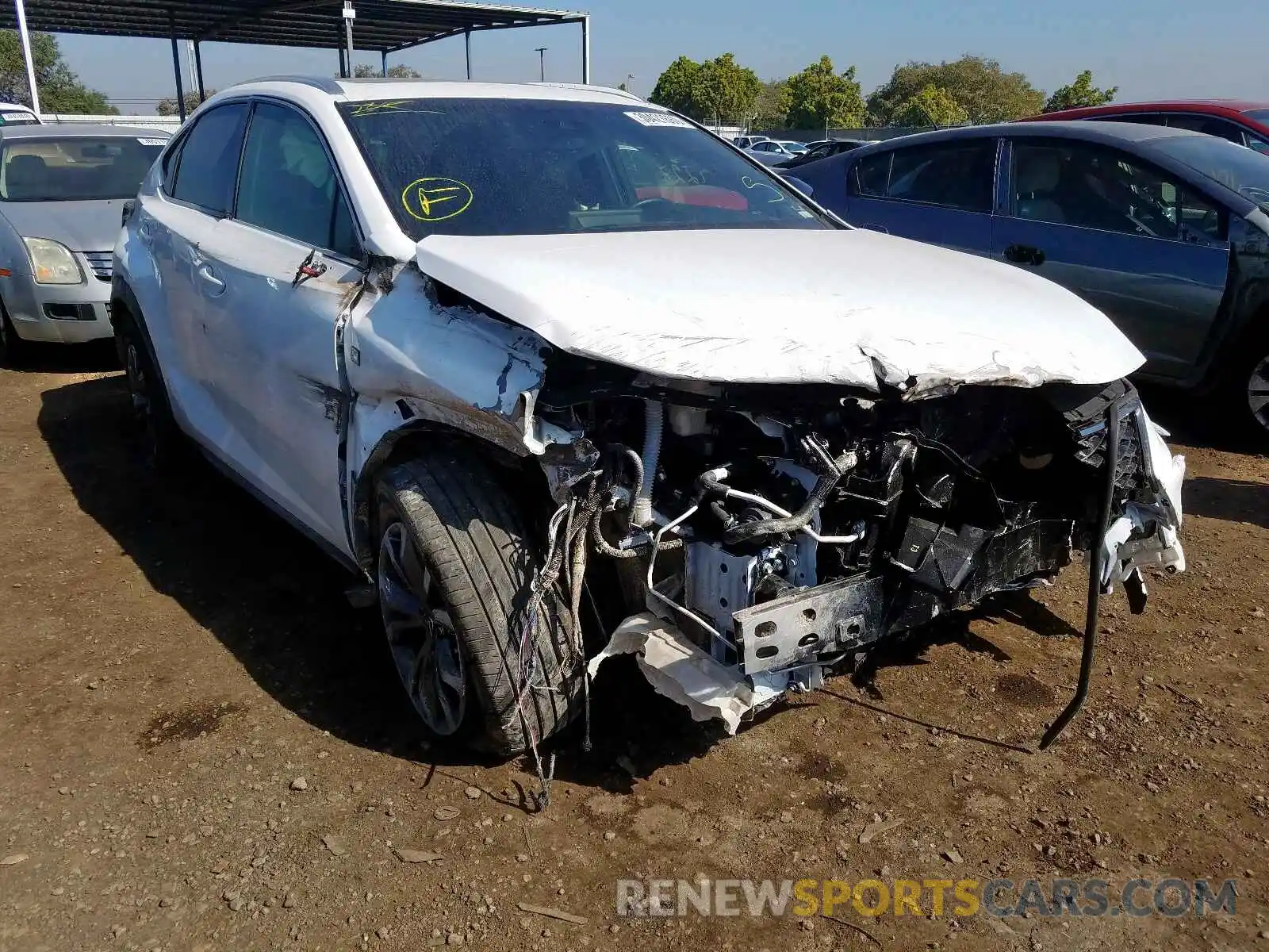 1 Photograph of a damaged car JTJYARBZXK2138777 LEXUS NX 300 BAS 2019