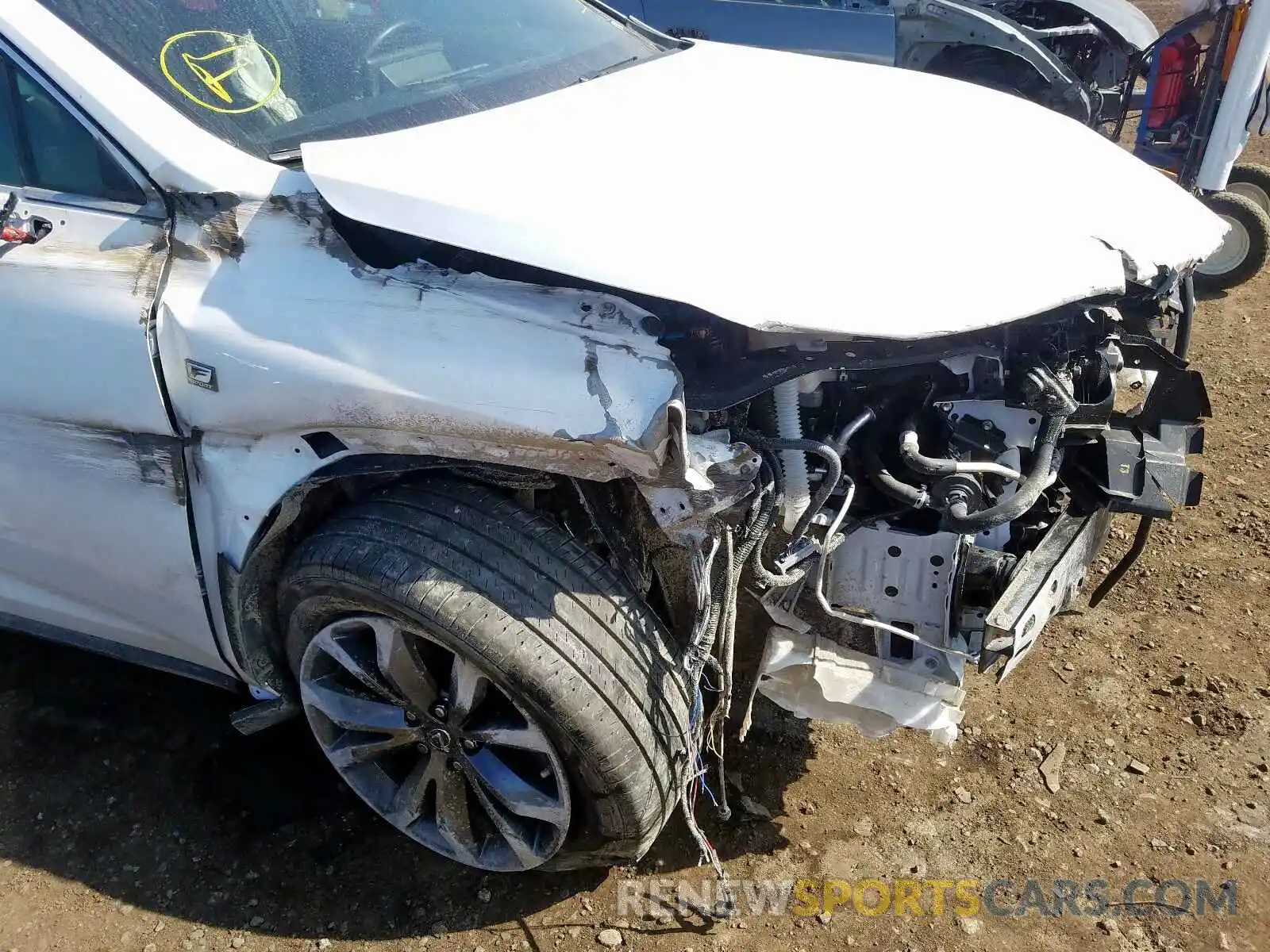 9 Фотография поврежденного автомобиля JTJYARBZXK2138777 LEXUS NX 300 BAS 2019