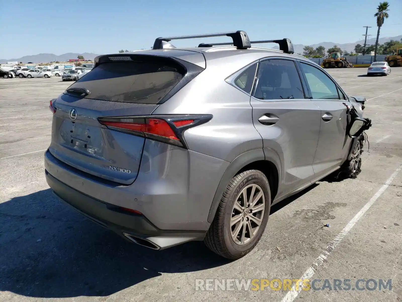 4 Фотография поврежденного автомобиля JTJYARBZXK2143400 LEXUS NX 300 BAS 2019