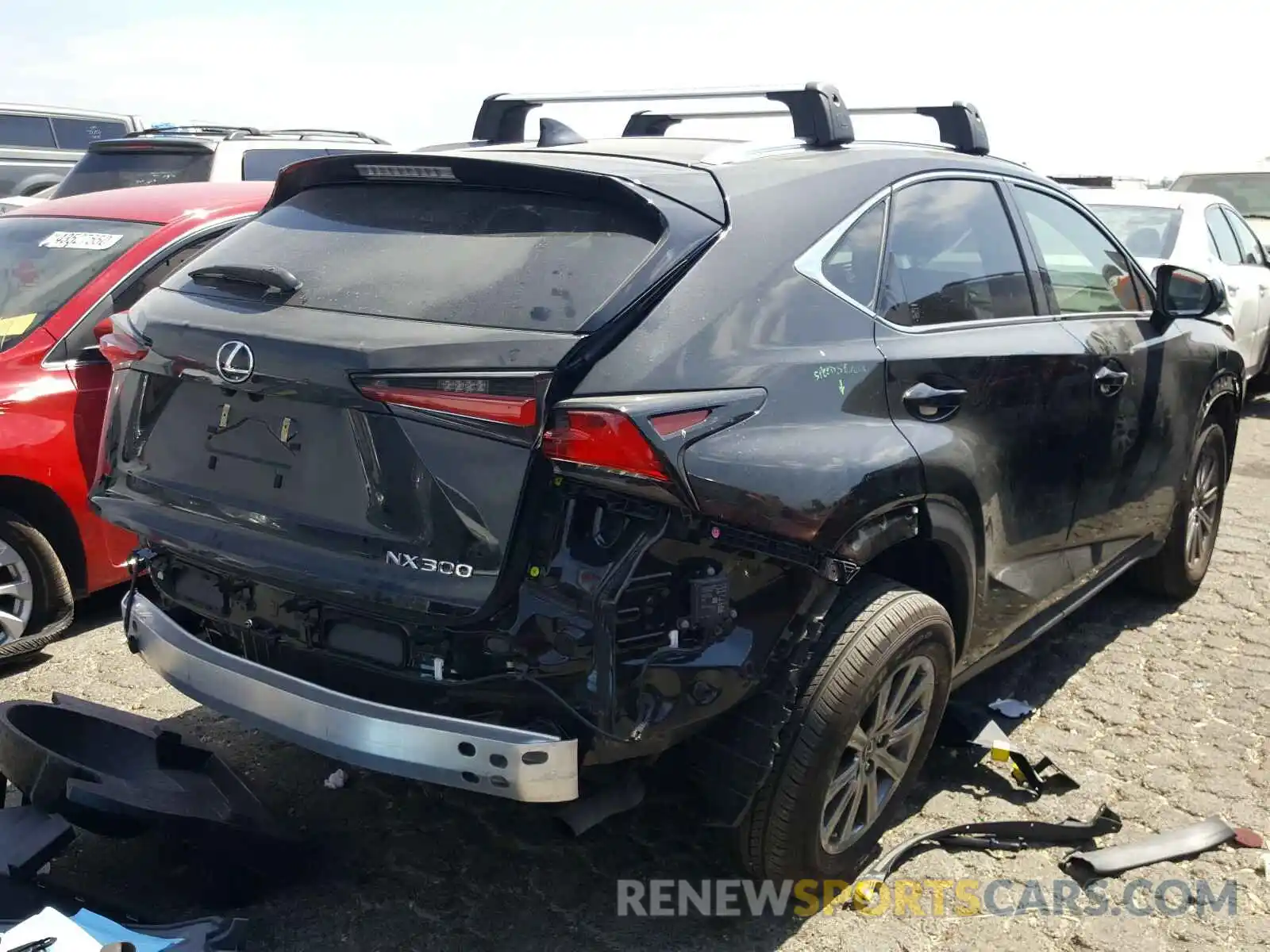 4 Фотография поврежденного автомобиля JTJYARBZXK2143817 LEXUS NX 300 BAS 2019