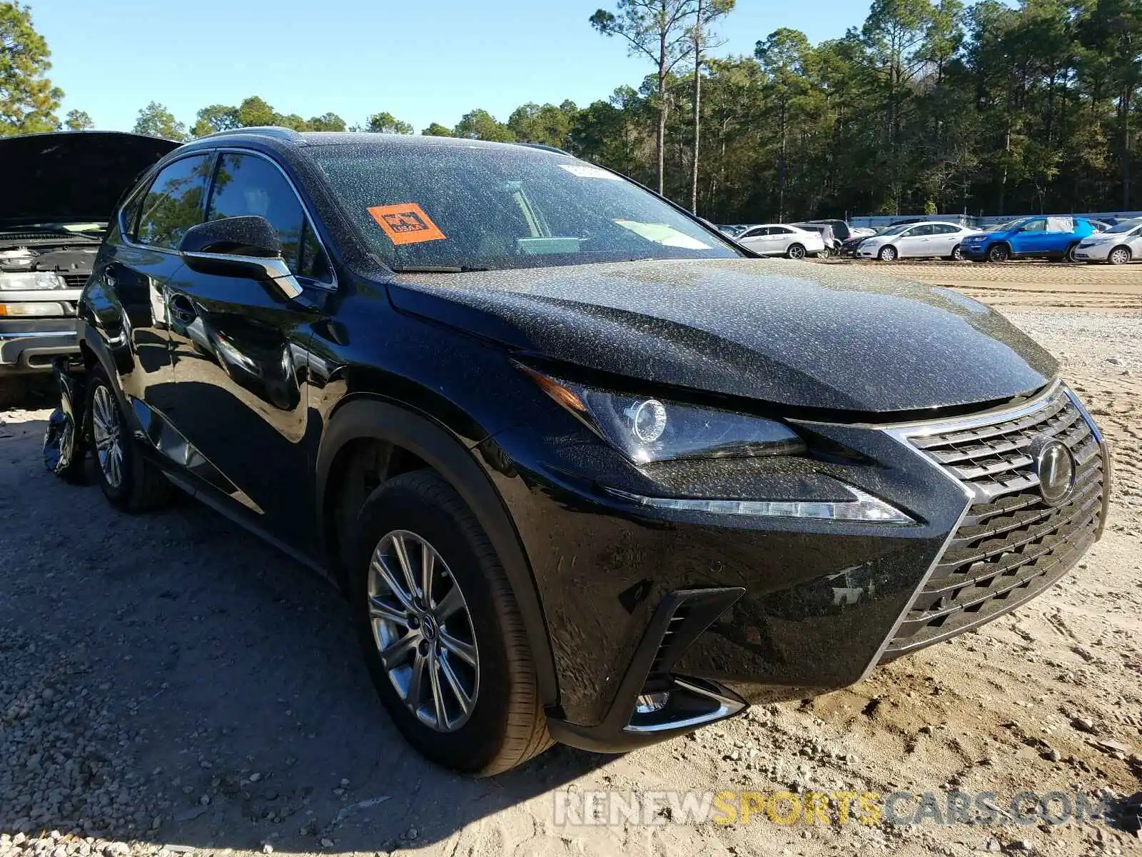 1 Фотография поврежденного автомобиля JTJYARBZXK2151383 LEXUS NX 300 BAS 2019