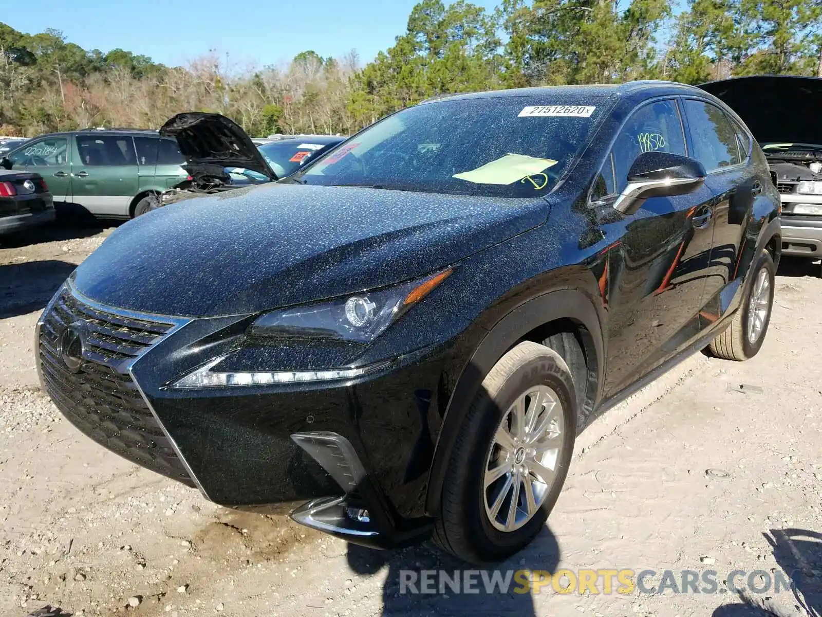 2 Фотография поврежденного автомобиля JTJYARBZXK2151383 LEXUS NX 300 BAS 2019