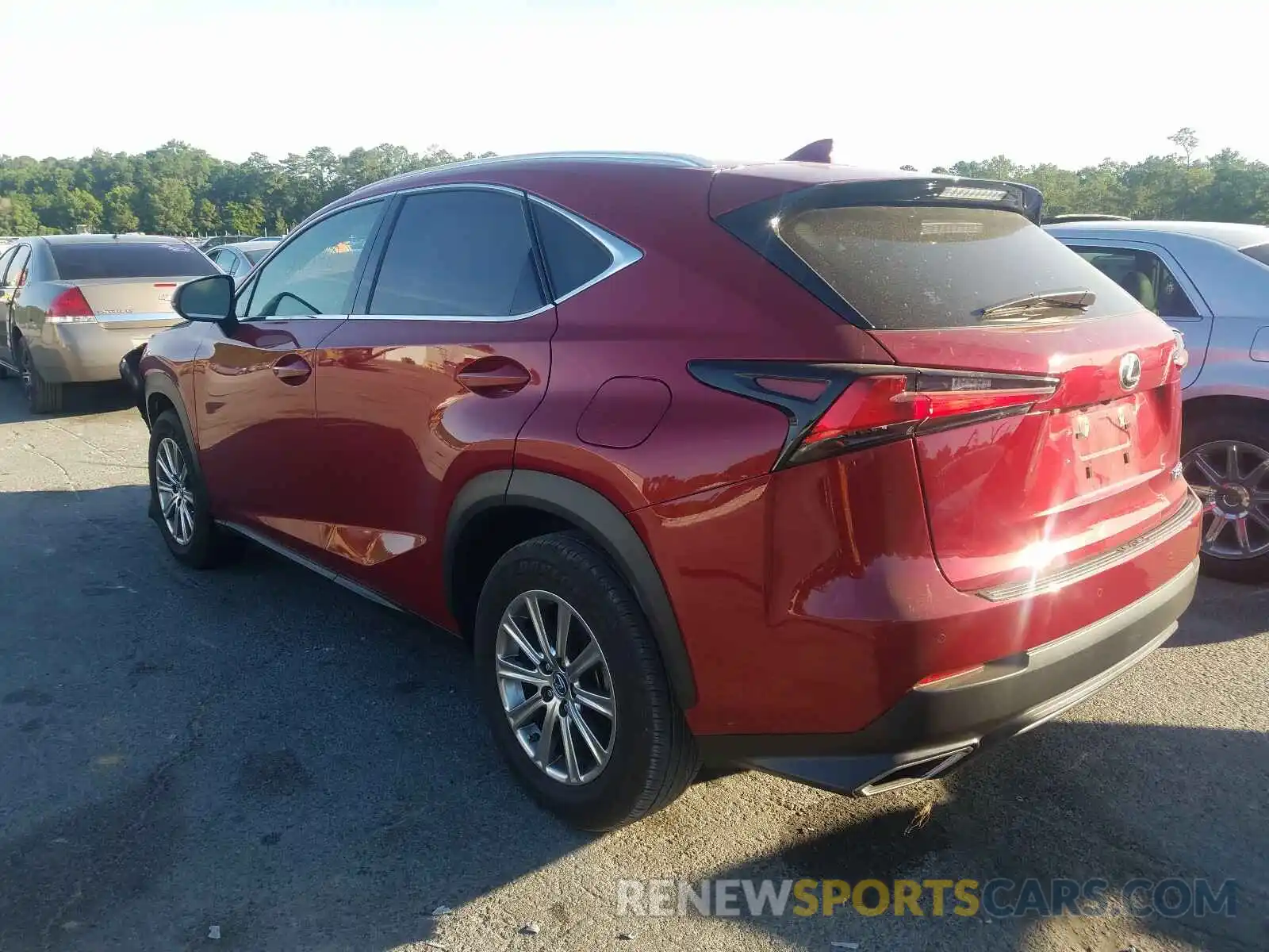 3 Фотография поврежденного автомобиля JTJYARBZXK2154414 LEXUS NX 300 BAS 2019