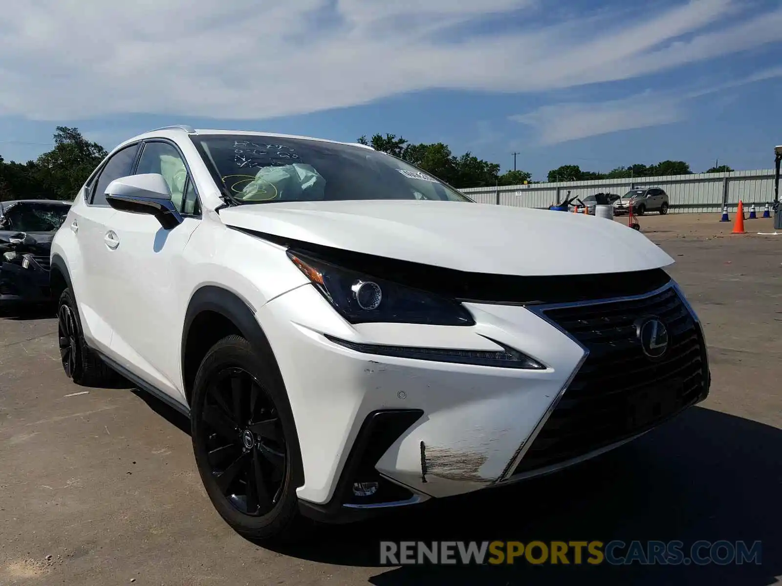 1 Фотография поврежденного автомобиля JTJYARBZXK2156065 LEXUS NX 300 BAS 2019