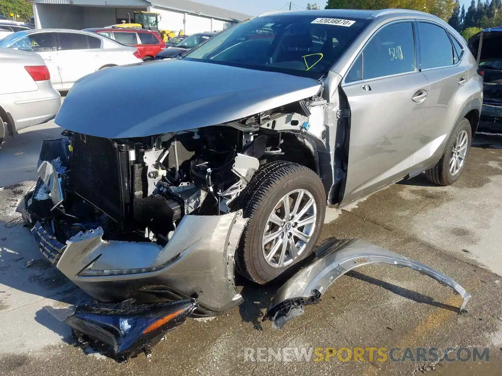 2 Photograph of a damaged car JTJAARBZ0L2158880 LEXUS NX 300 BAS 2020