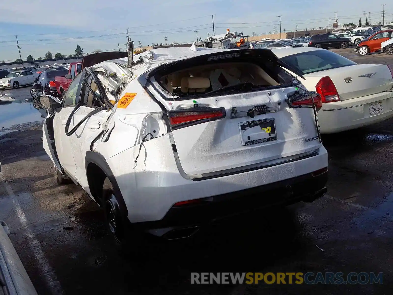 3 Photograph of a damaged car JTJAARBZ3L5007580 LEXUS NX 300 BAS 2020