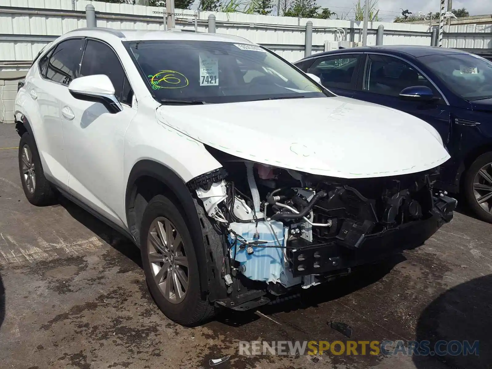 1 Photograph of a damaged car JTJAARBZ6L5006049 LEXUS NX 300 BAS 2020