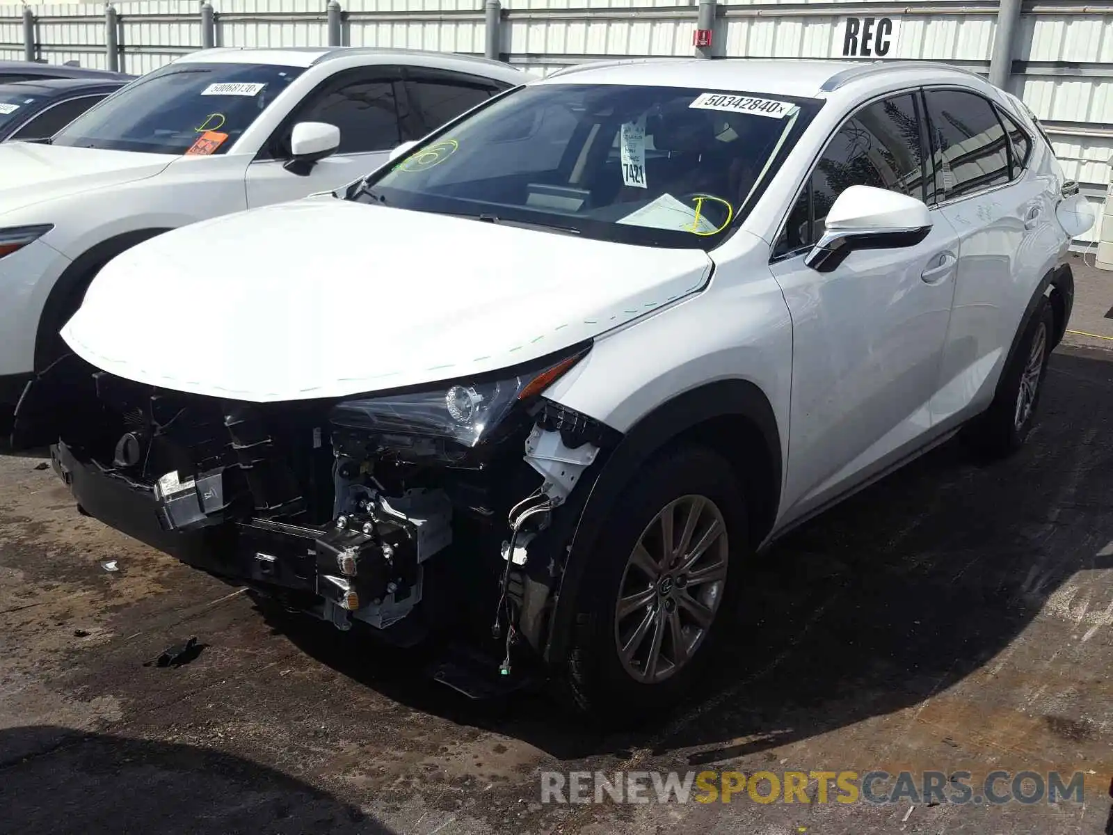 2 Photograph of a damaged car JTJAARBZ6L5006049 LEXUS NX 300 BAS 2020