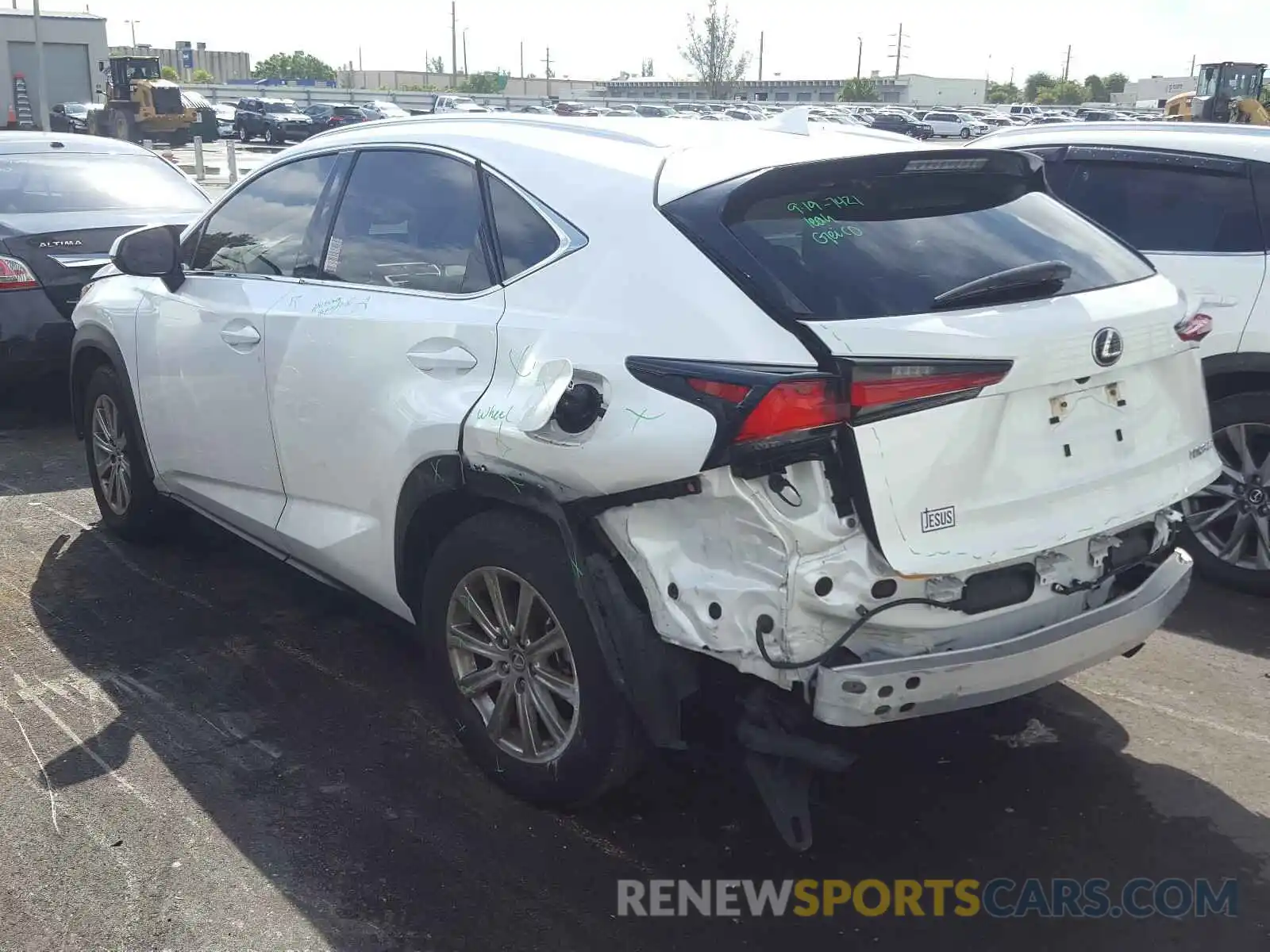 3 Photograph of a damaged car JTJAARBZ6L5006049 LEXUS NX 300 BAS 2020