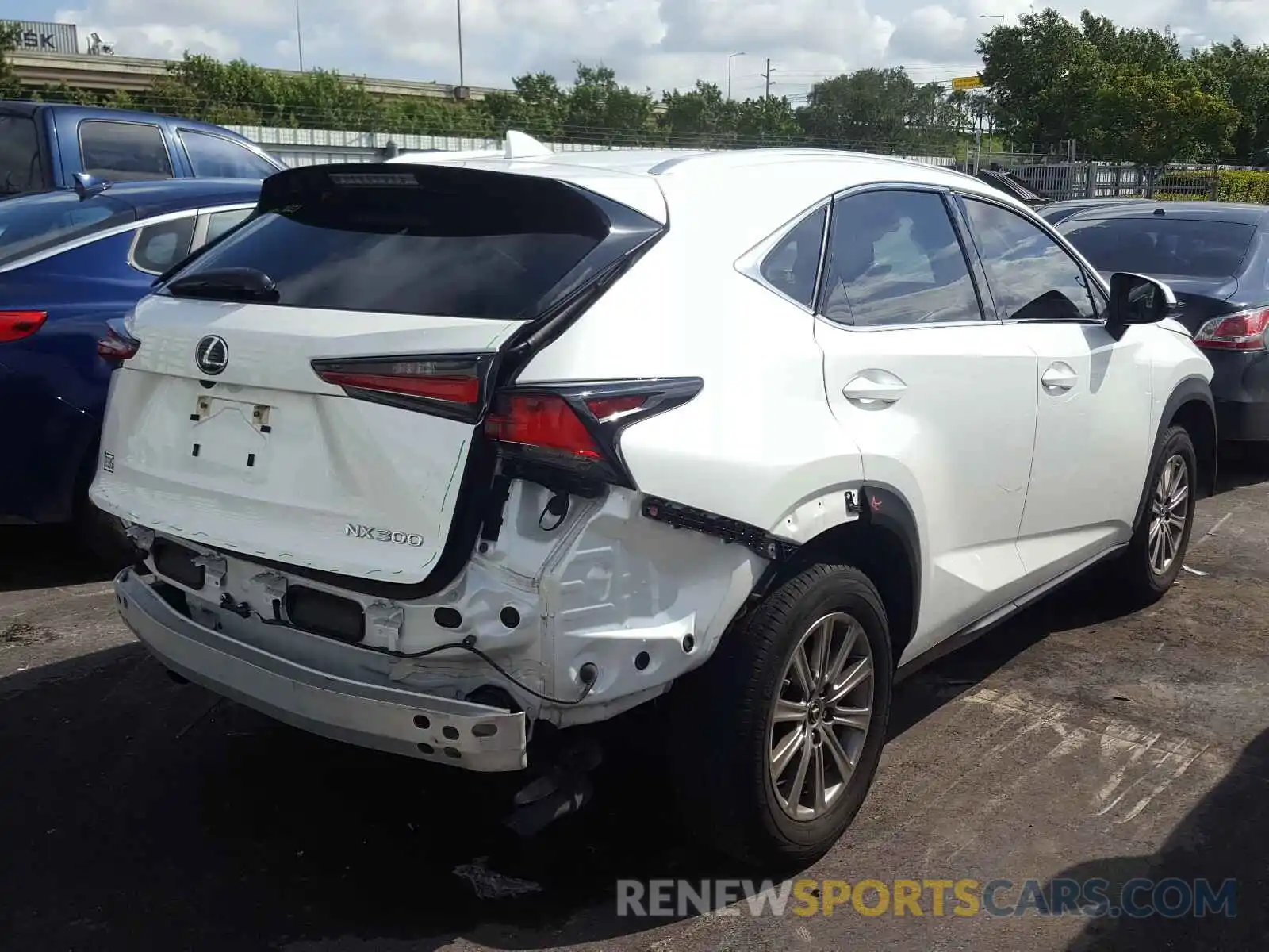 4 Photograph of a damaged car JTJAARBZ6L5006049 LEXUS NX 300 BAS 2020