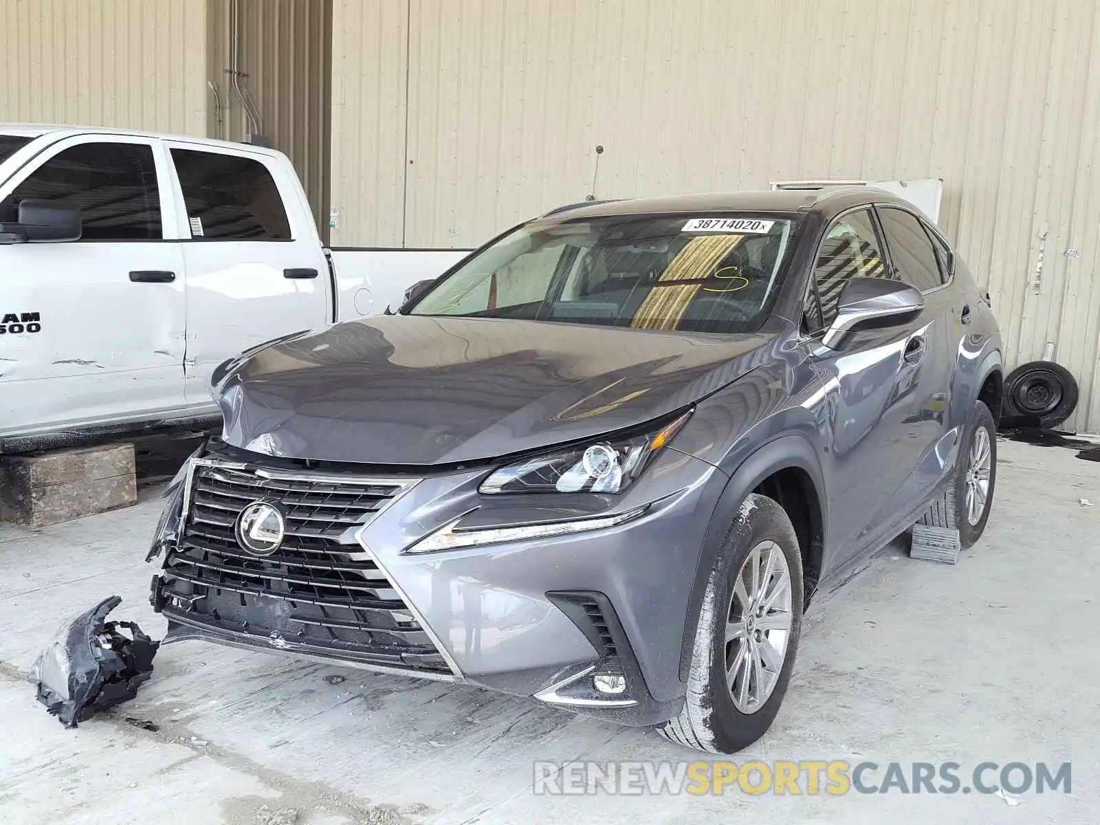 2 Photograph of a damaged car JTJAARBZ7L5015407 LEXUS NX 300 BAS 2020