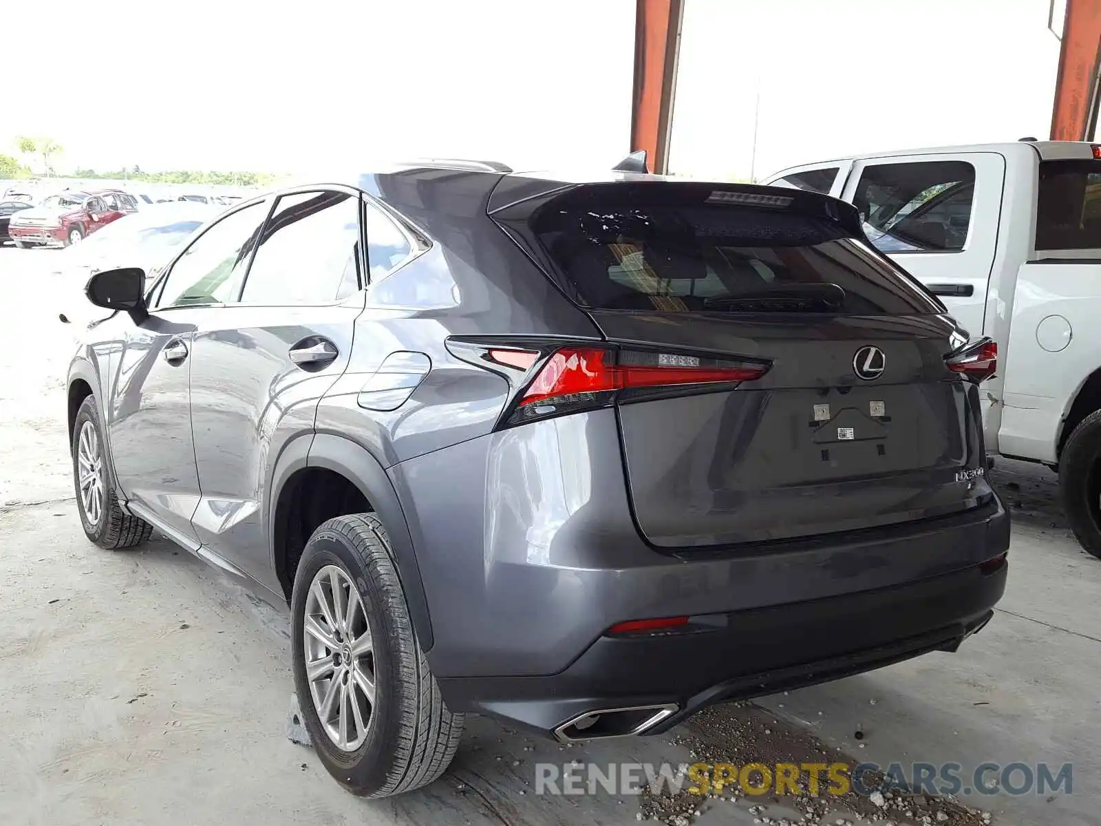 3 Фотография поврежденного автомобиля JTJAARBZ7L5015407 LEXUS NX 300 BAS 2020