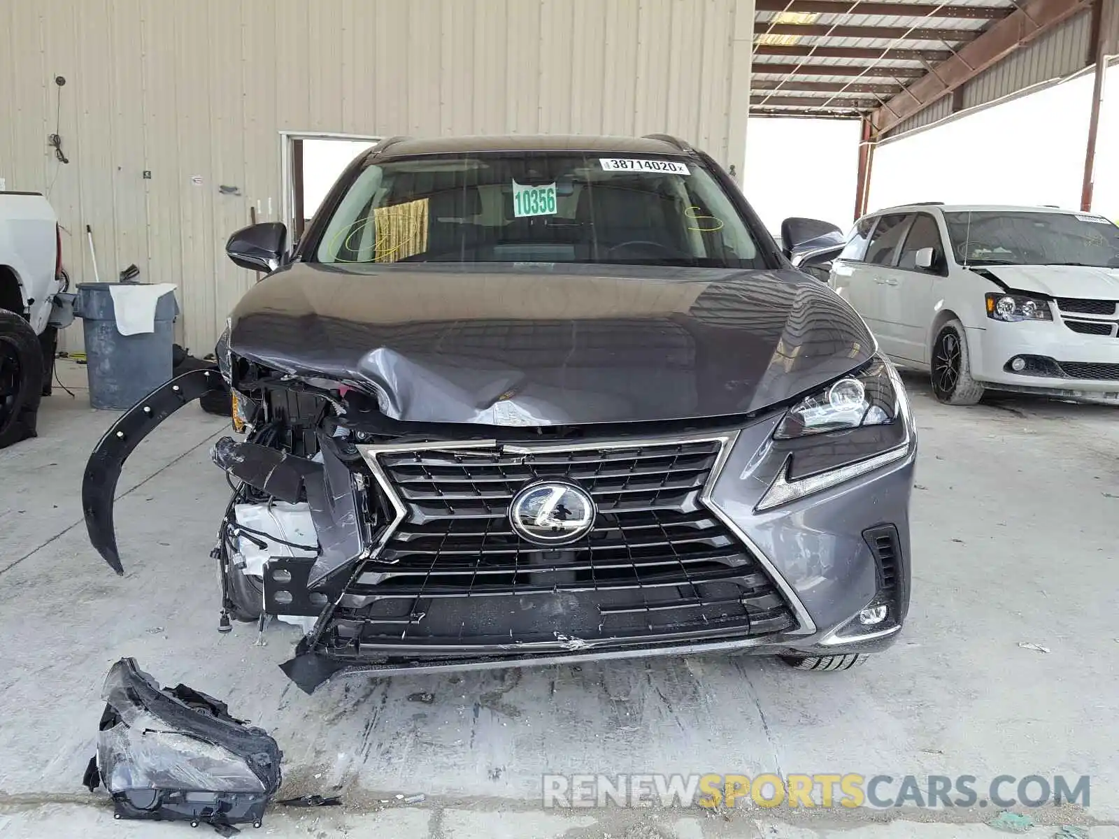 9 Photograph of a damaged car JTJAARBZ7L5015407 LEXUS NX 300 BAS 2020