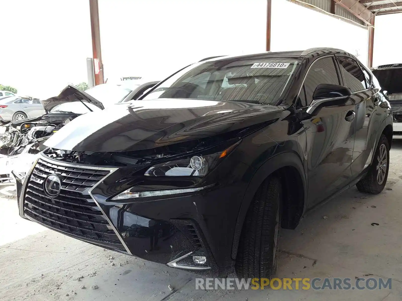 2 Фотография поврежденного автомобиля JTJAARBZ9L2166136 LEXUS NX 300 BAS 2020