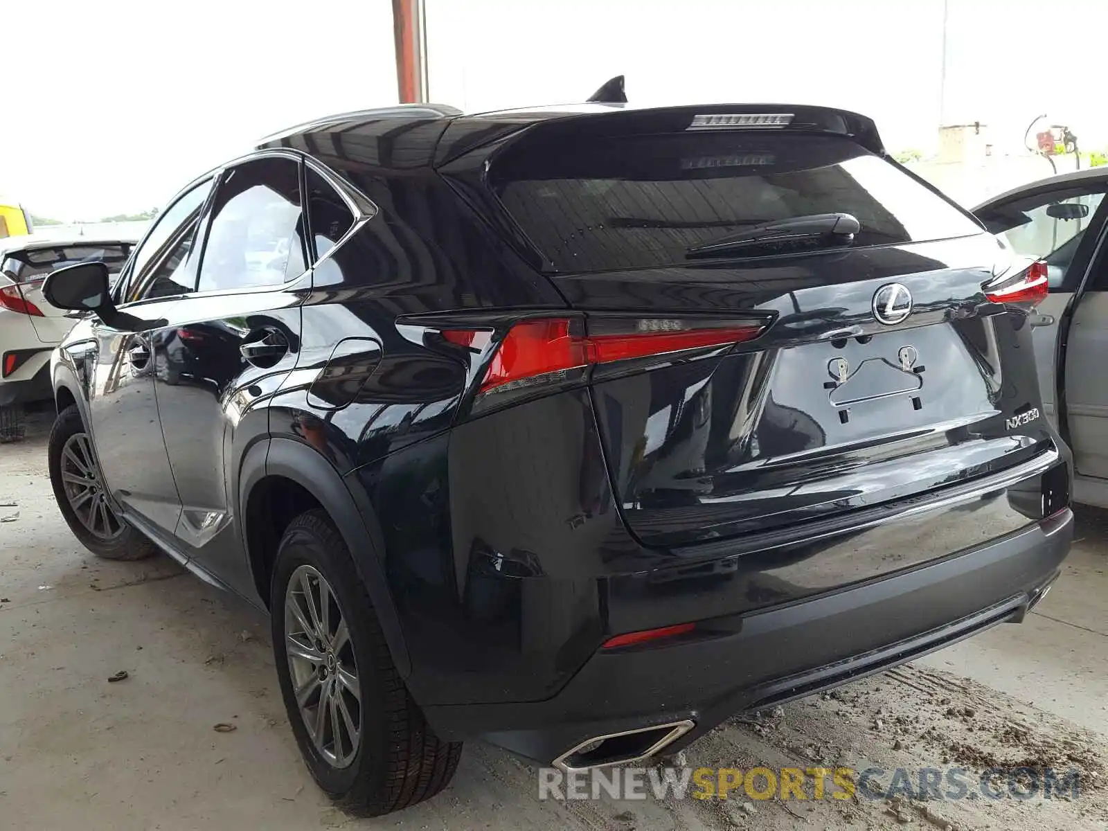 3 Фотография поврежденного автомобиля JTJAARBZ9L2166136 LEXUS NX 300 BAS 2020